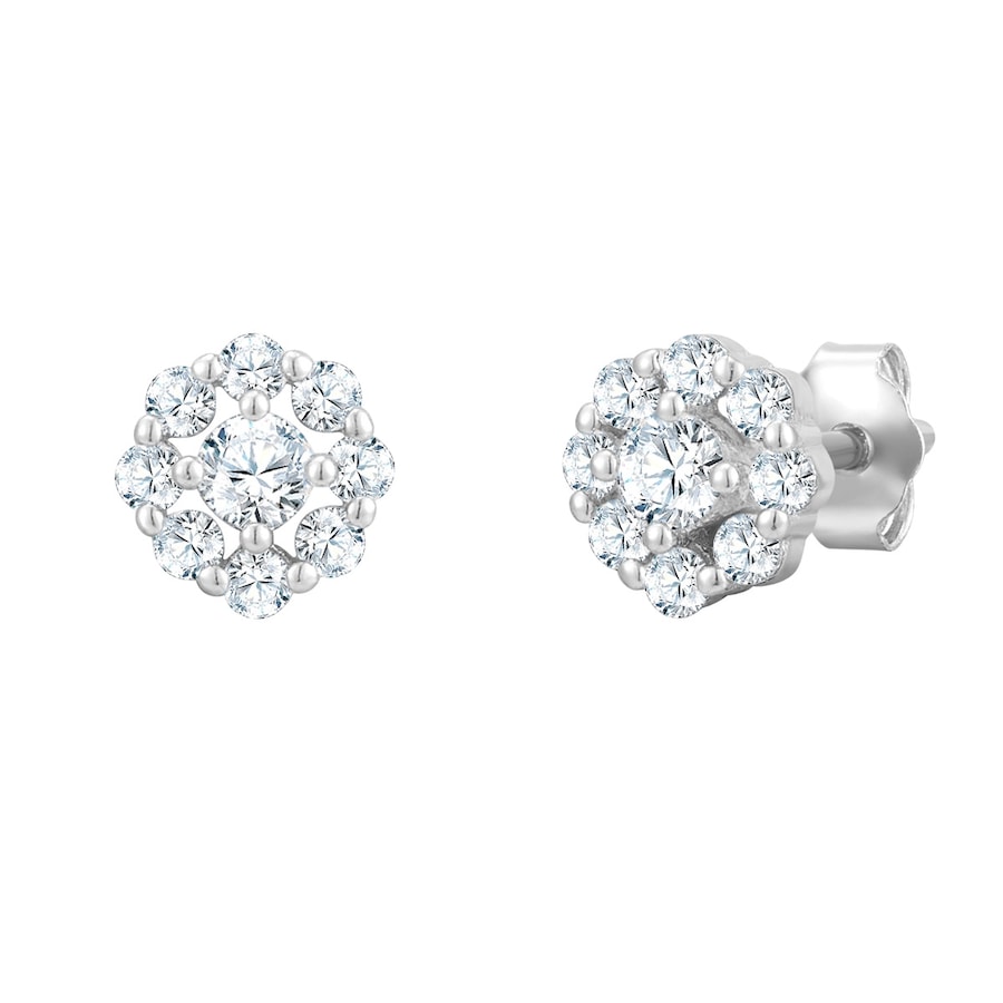 Glanzstücke München Kolczyki z Srebro wysokiej próby w Srebrny 1 ct Damski