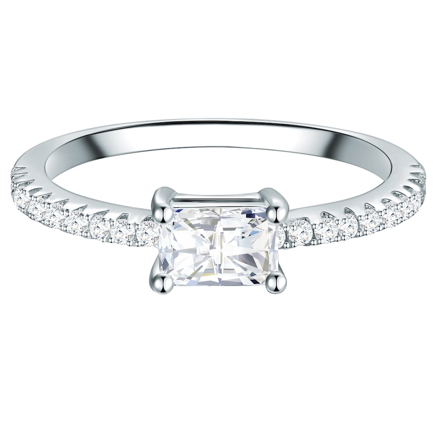 Trilani Srebrny pierścionek srebro wysokiej próby Cyrkonia srebrny Pierścionki 1 ct Damski