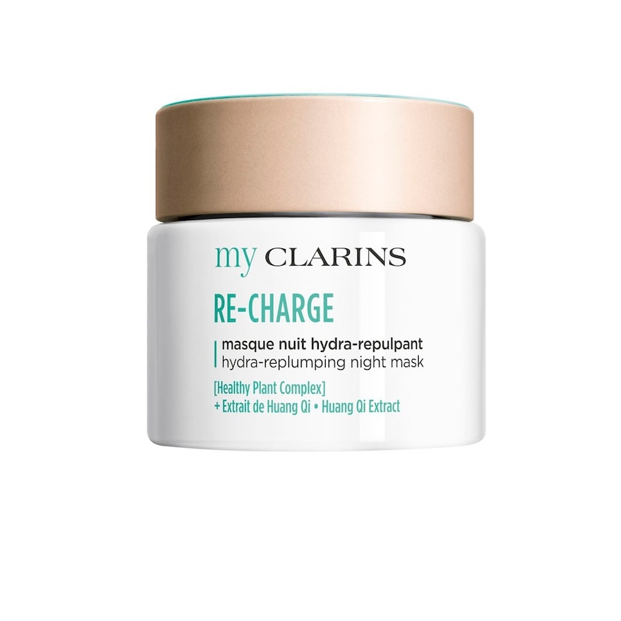 Clarins My Clarins RE-CHARGE hydra-replumping maska na noc - wszystkie rodzaje skóry Maseczki nawilżające 50 ml