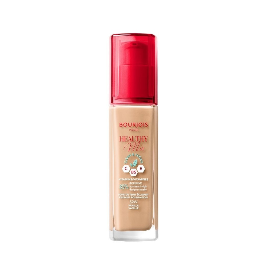 Bourjois Healthy Mix rozświetlająco- nawilżający podkład z witaminami Podkłady 30 ml 52 Vanilla