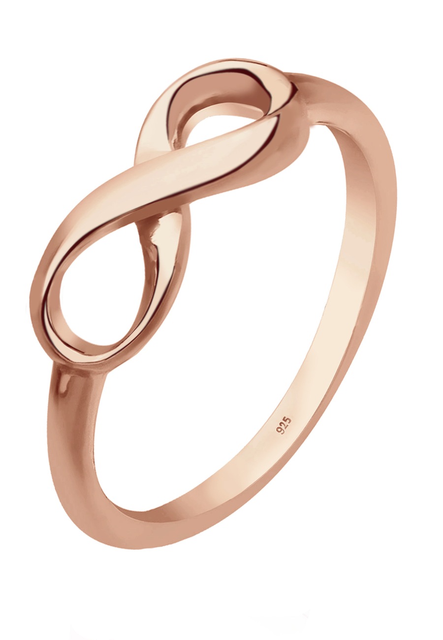 Elli Damski Infinity nieskończoność w srebrze próby 925 Sterling Silver Pierścionki 1 ct