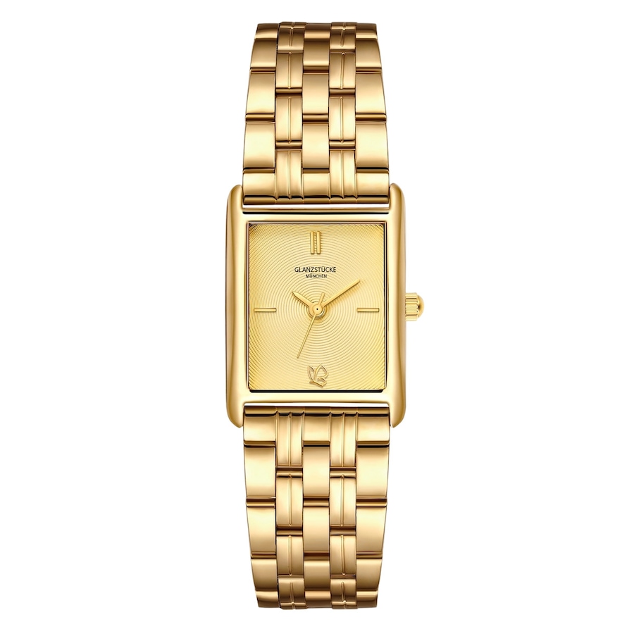 Glanzstücke München Zegarek na reke ze stali nierdzewnej w kolorze zlotym Zegarki damskie 1 ct Damski