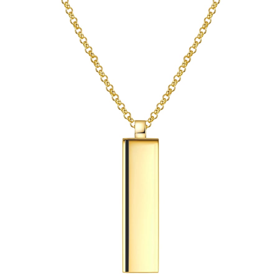 Männerglanz Łańcuszek z Srebro wysokiej próby w Żółte złoto Naszyjniki 1 ct Męskie