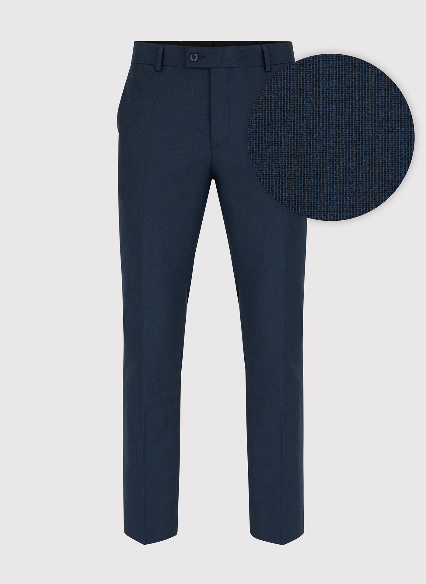 PAKO LORENTE – Granatowe spodnie garniturowe