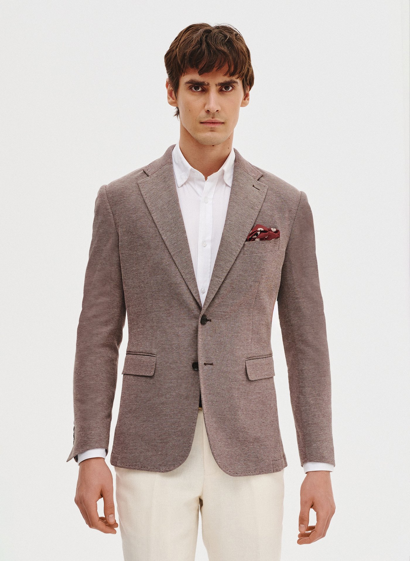 PAKO LORENTE – Dzianinowa marynarka w kolorze brązowym