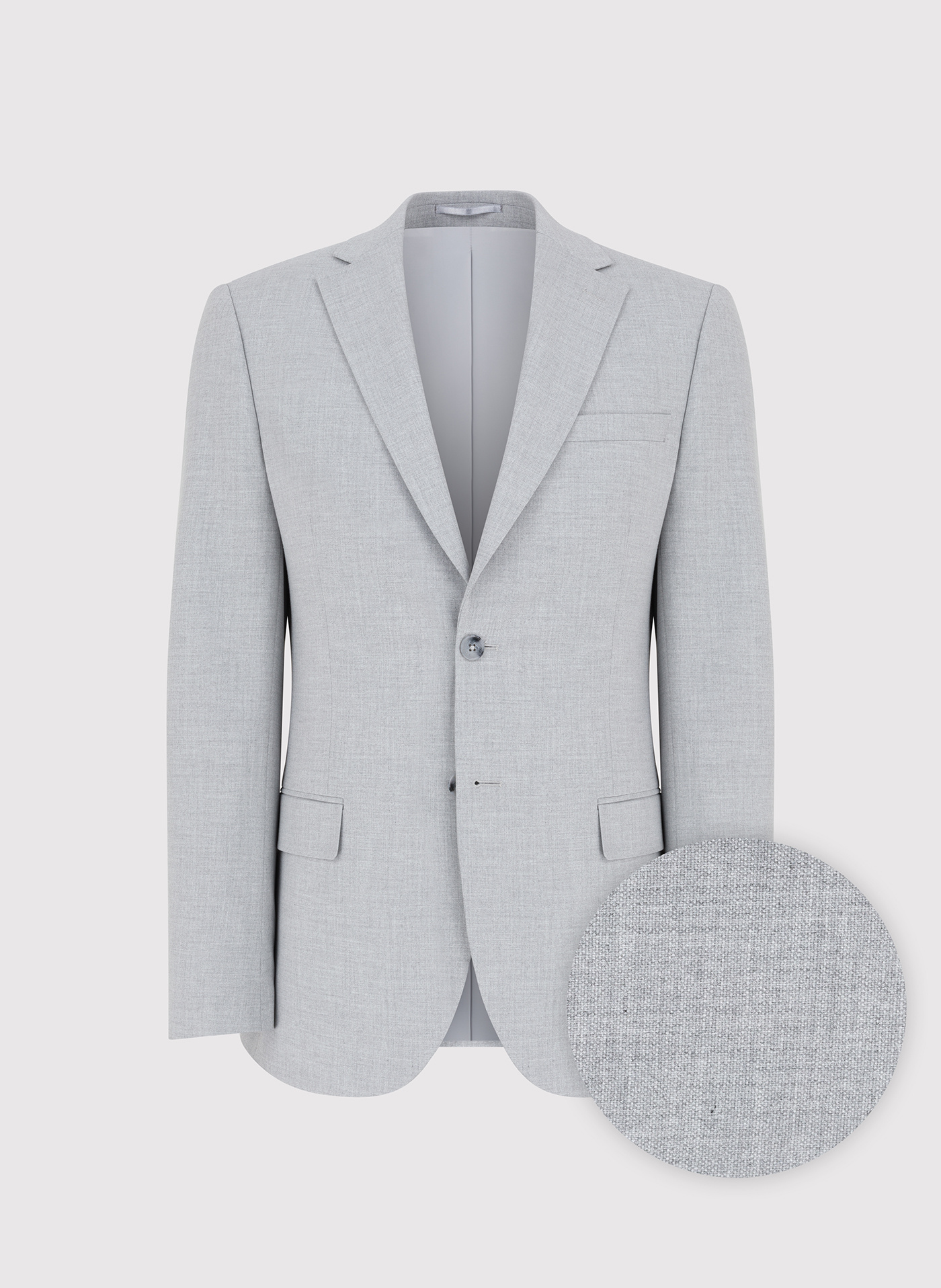 PAKO LORENTE - Jasnoszara marynarka garniturowa