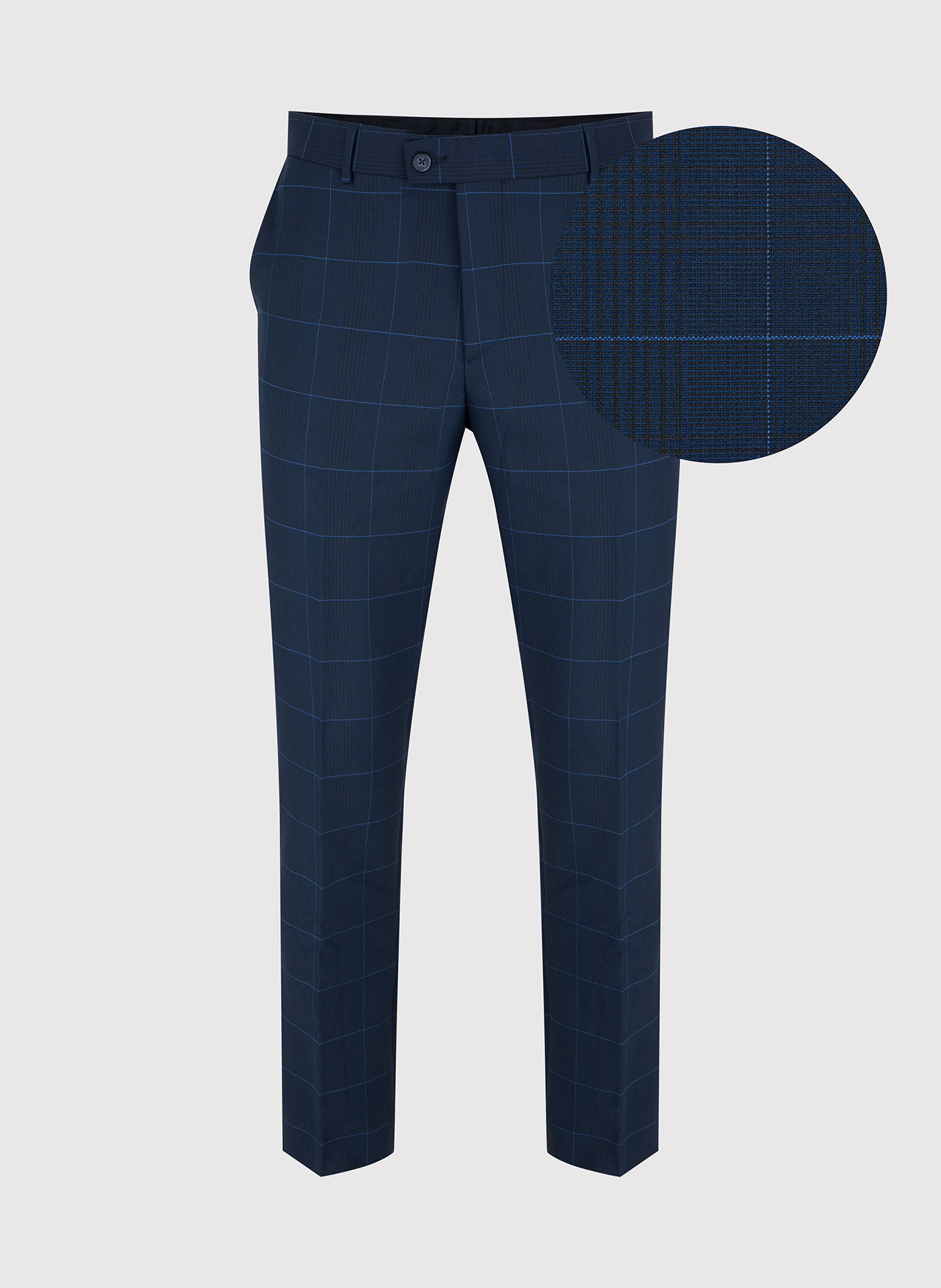 PAKO LORENTE – Granatowe spodnie garniturowe P22SF-6G-014-G-S