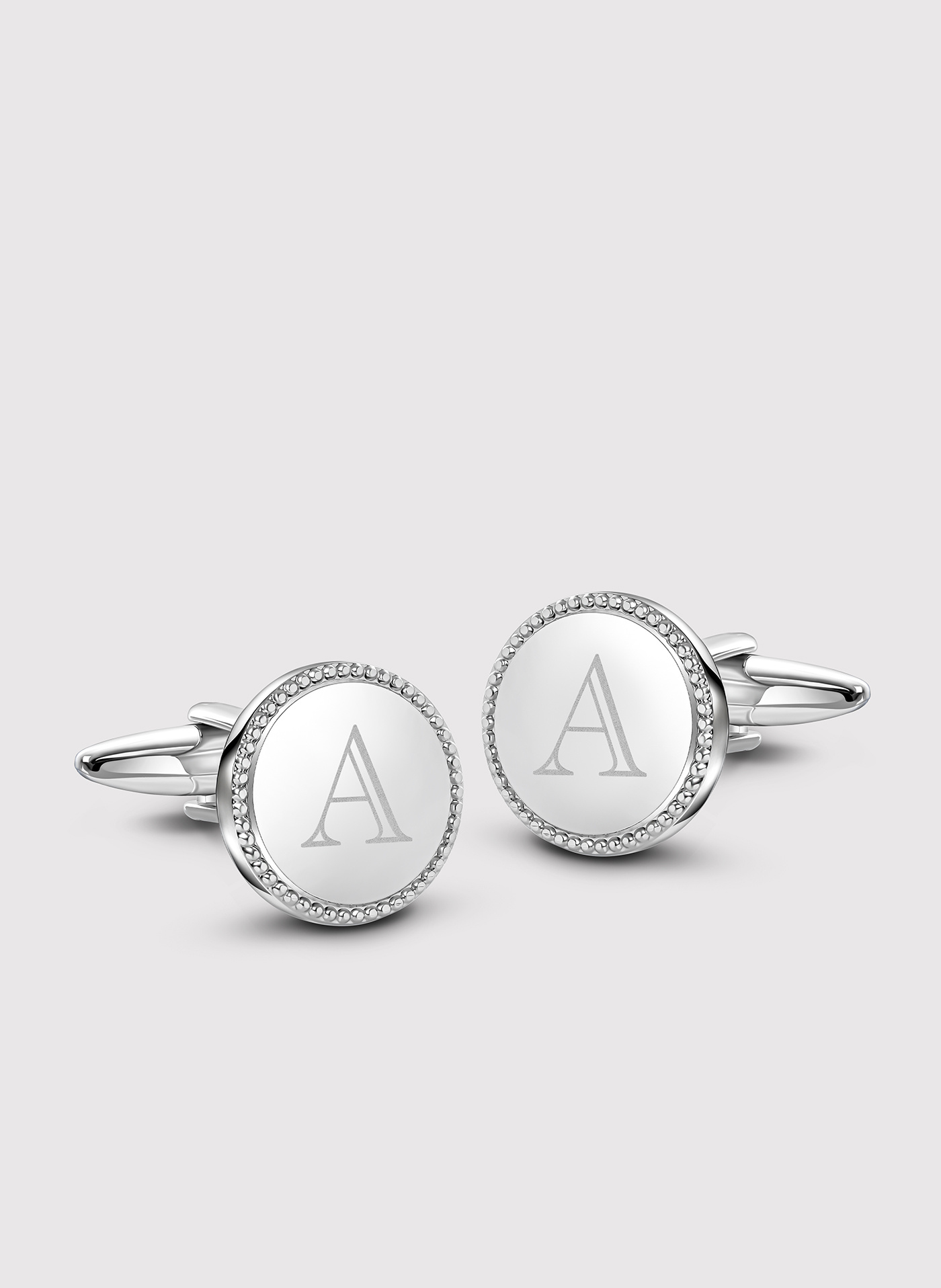 PAKO LORENTE – Srebrne spinki do mankietów