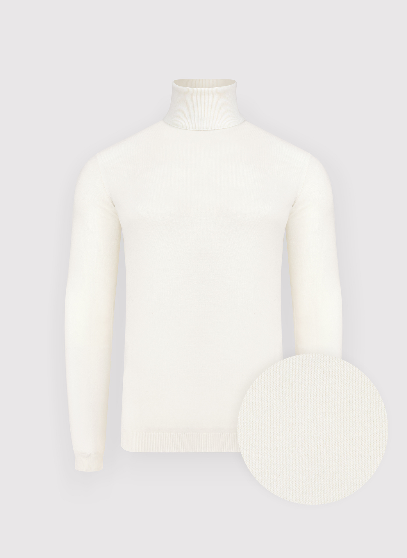 PAKO LORENTE - Golf męski w białym kolorze