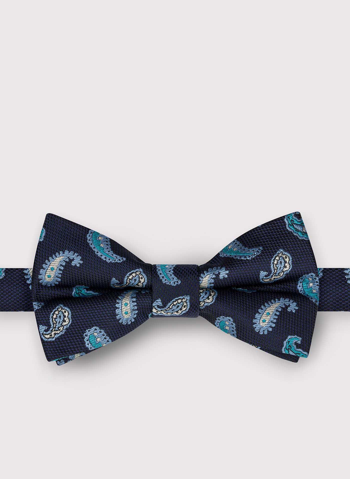 PAKO LORENTE – Granatowa mucha męska we wzór paisley