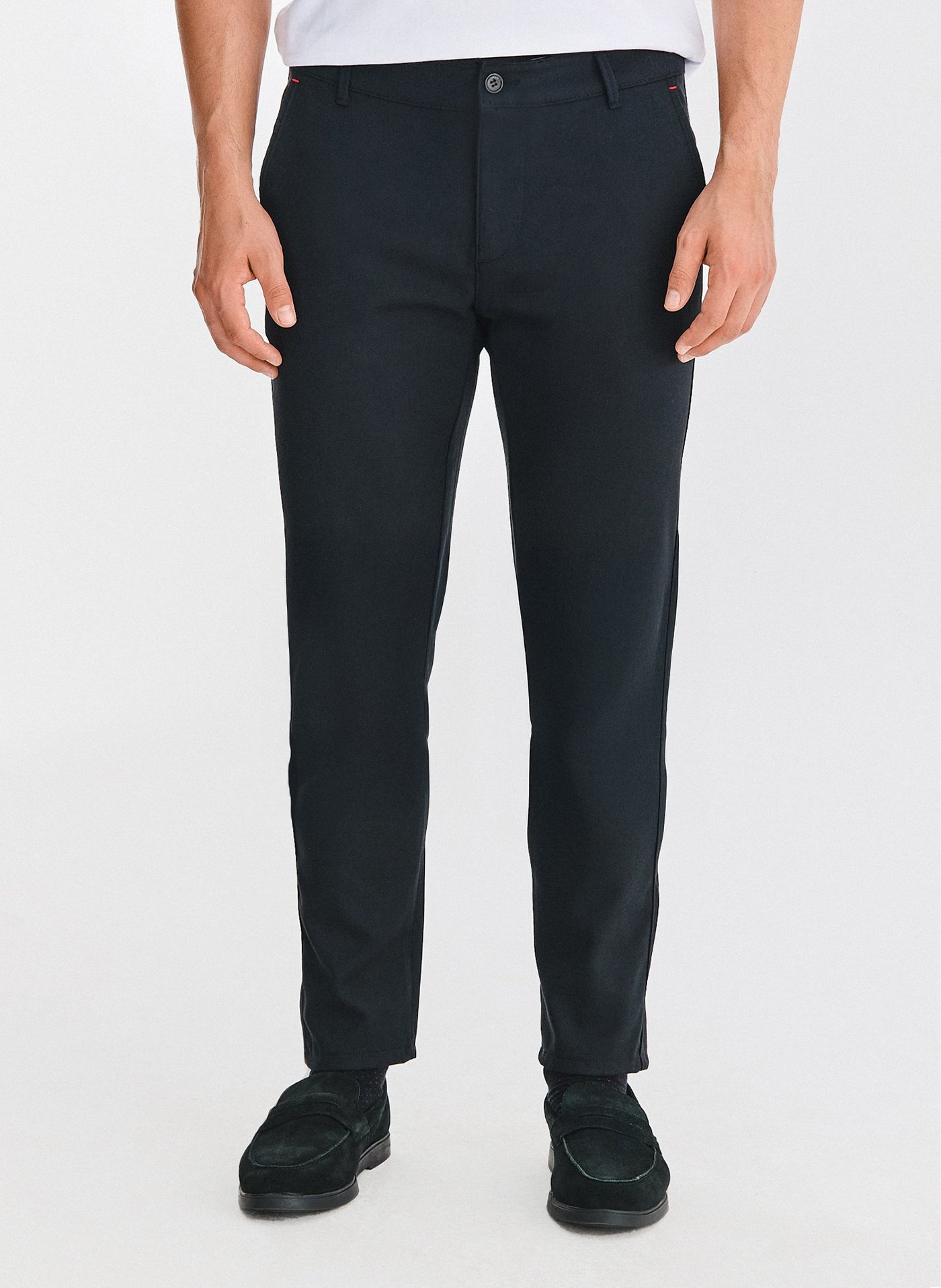 PAKO LORENTE - Granatowe spodnie męskie