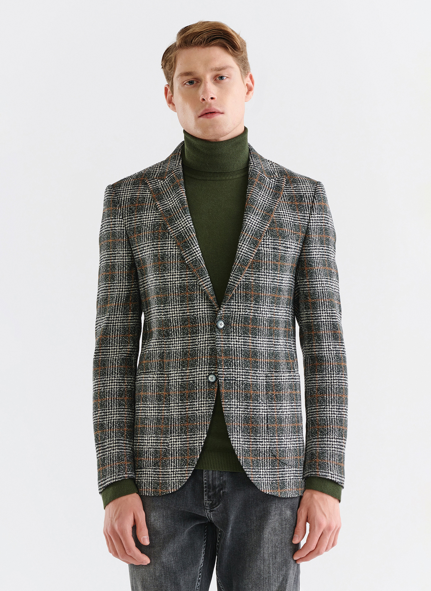 PAKO LORENTE – Marynarka casualowa w kratę