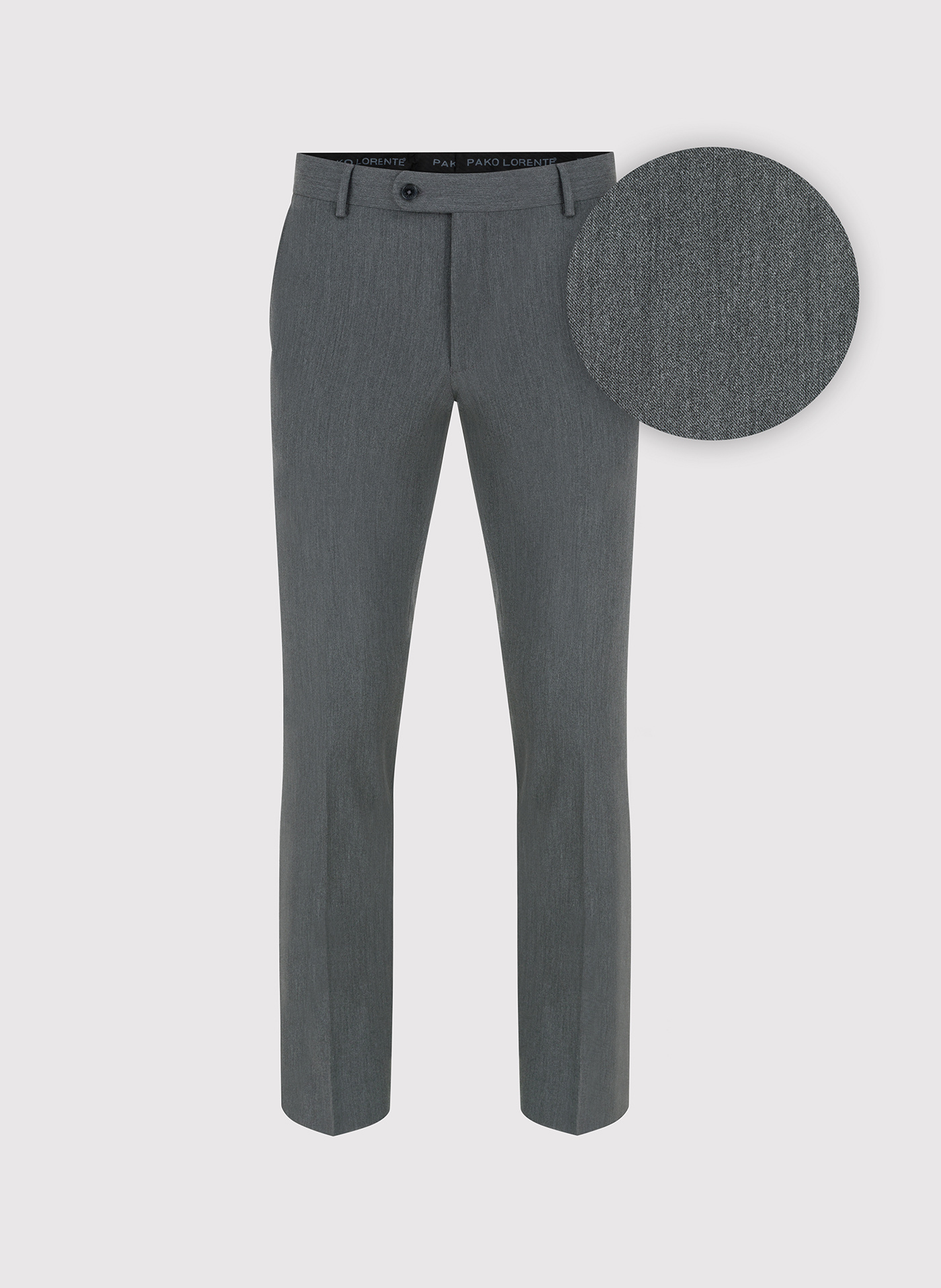 PAKO LORENTE – Szare spodnie garniturowe