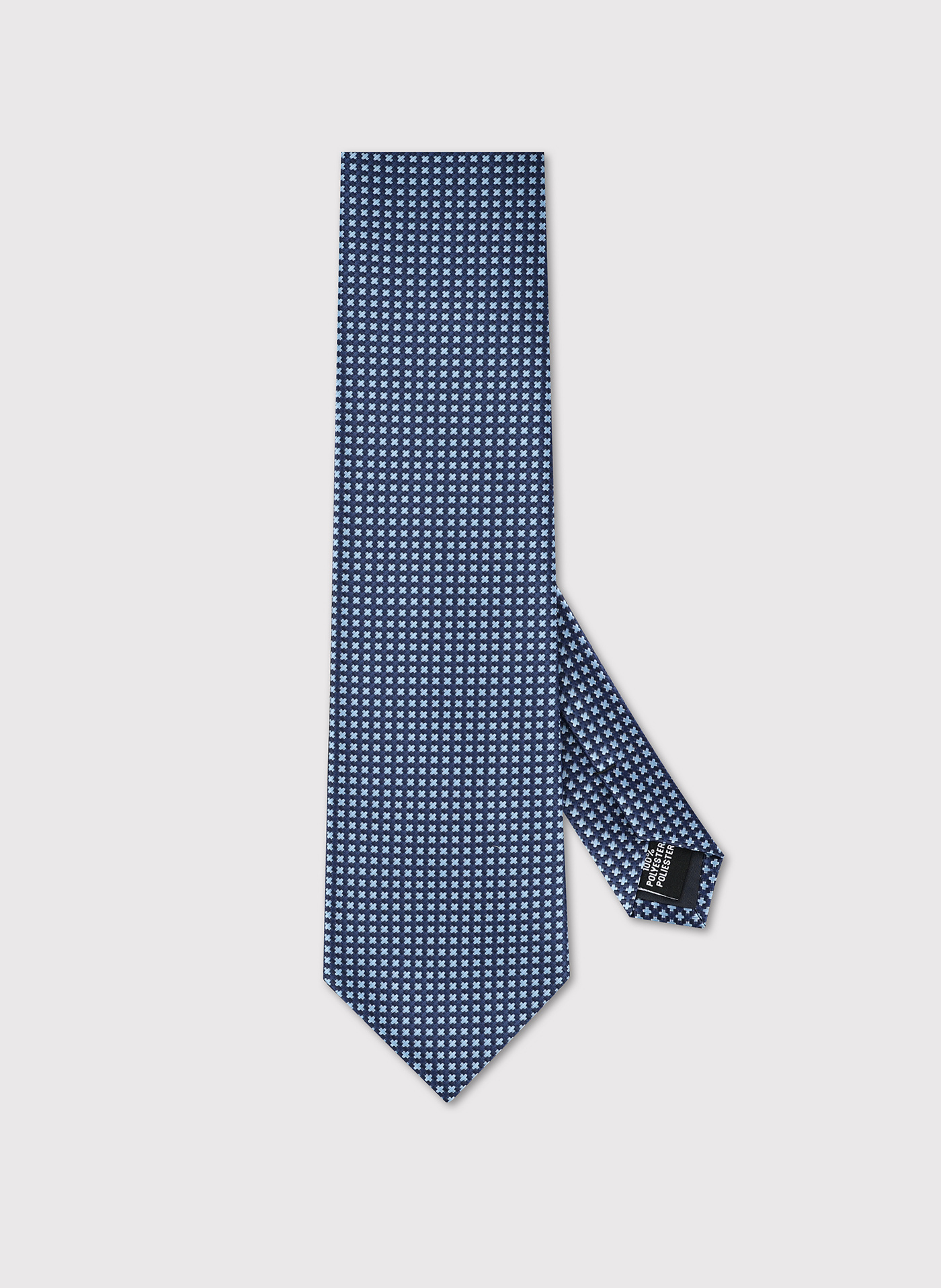 PAKO LORENTE - Krawat męski w niebieski wzór
