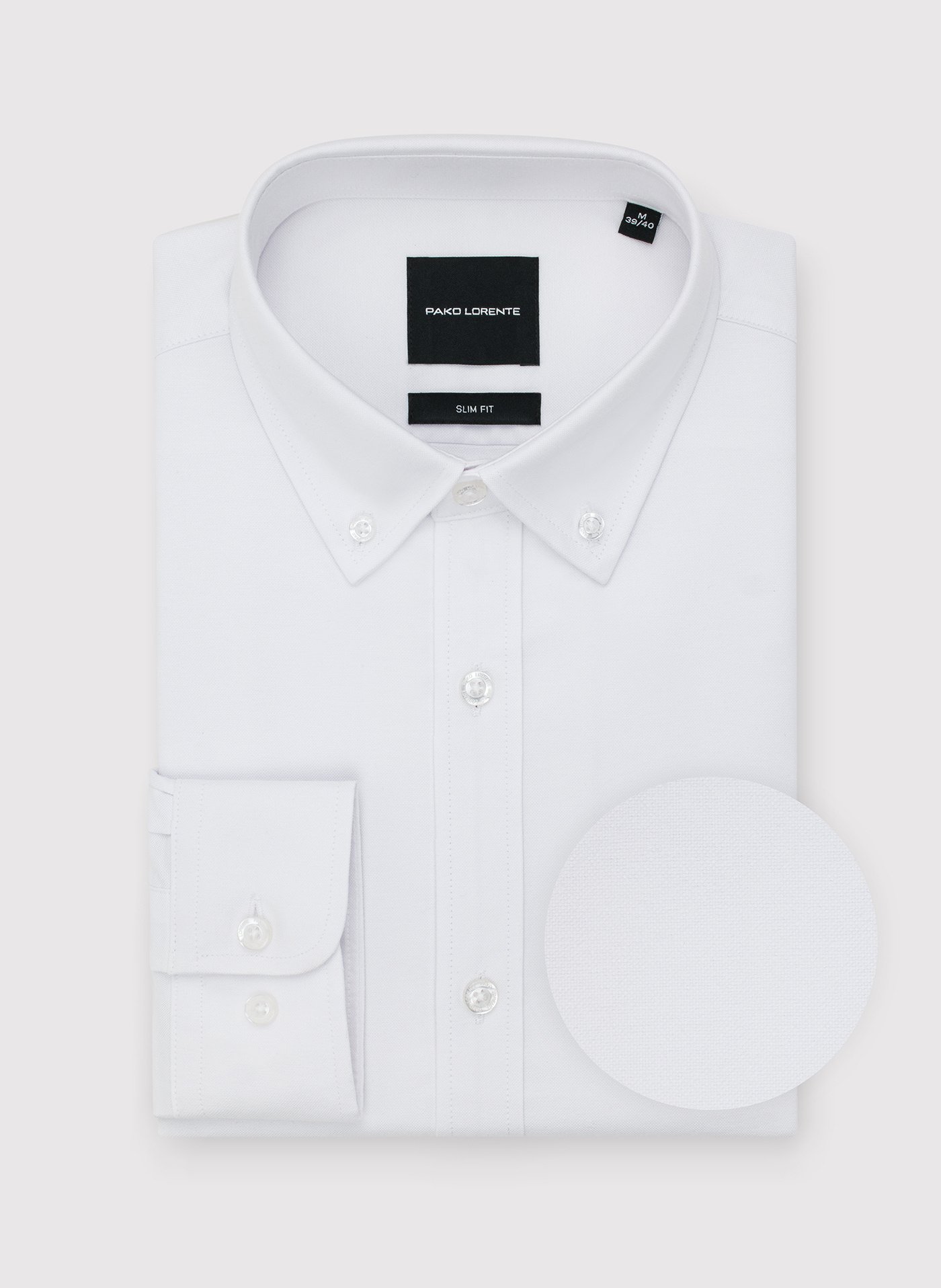 PAKO LORENTE – Biała koszula męska