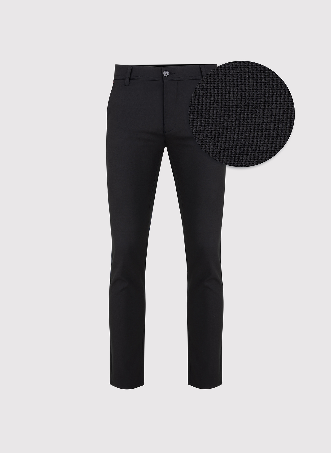 PAKO LORENTE – Męskie czarne spodnie