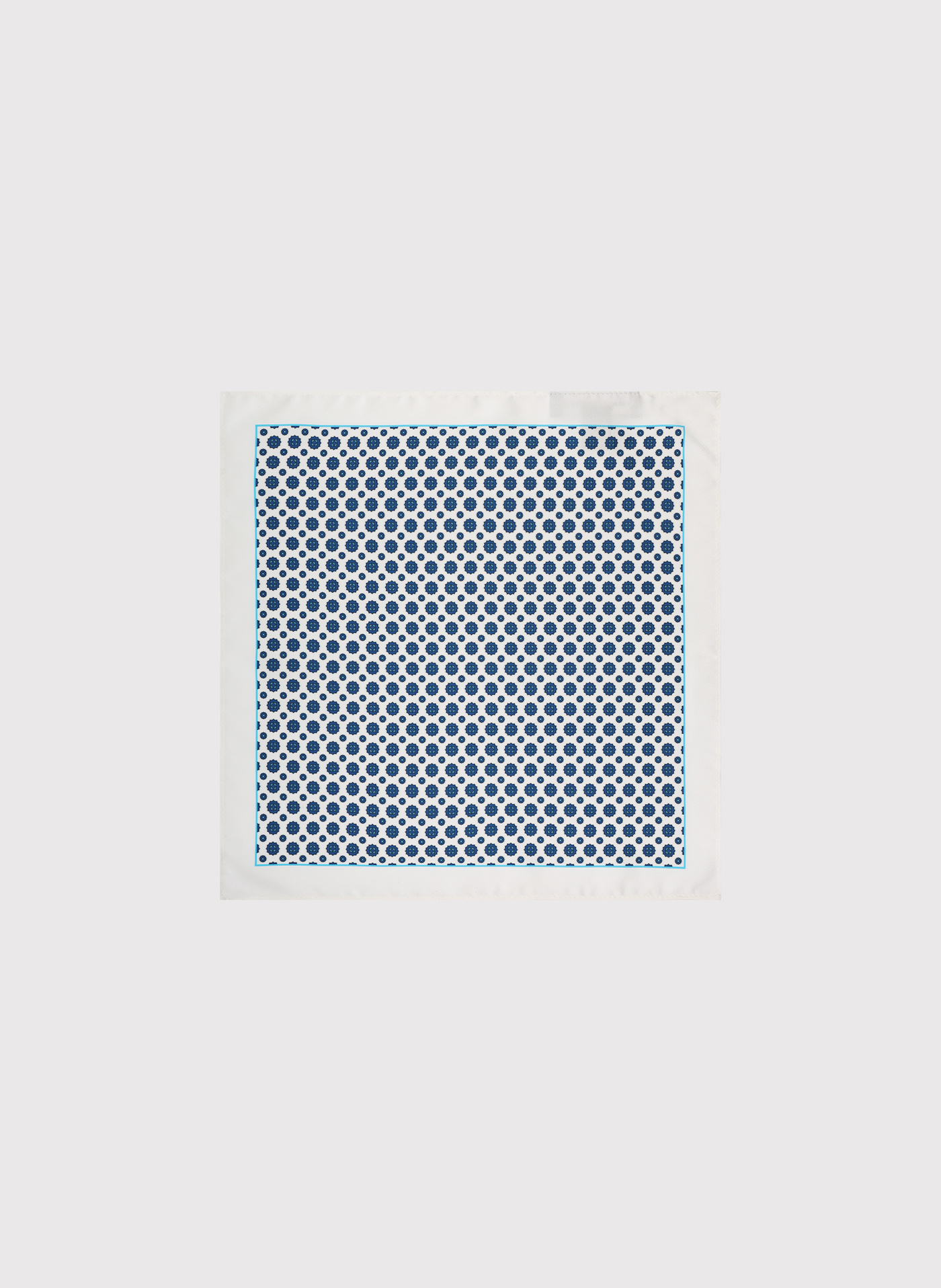 PAKO LORENTE – Biała poszetka w mikrowzór