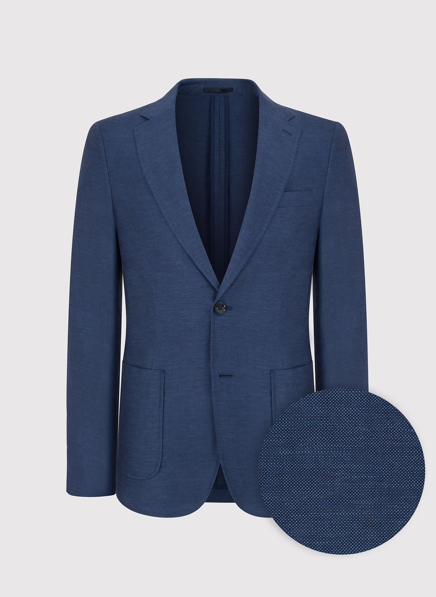 PAKO LORENTE – Granatowa marynarka z lnu