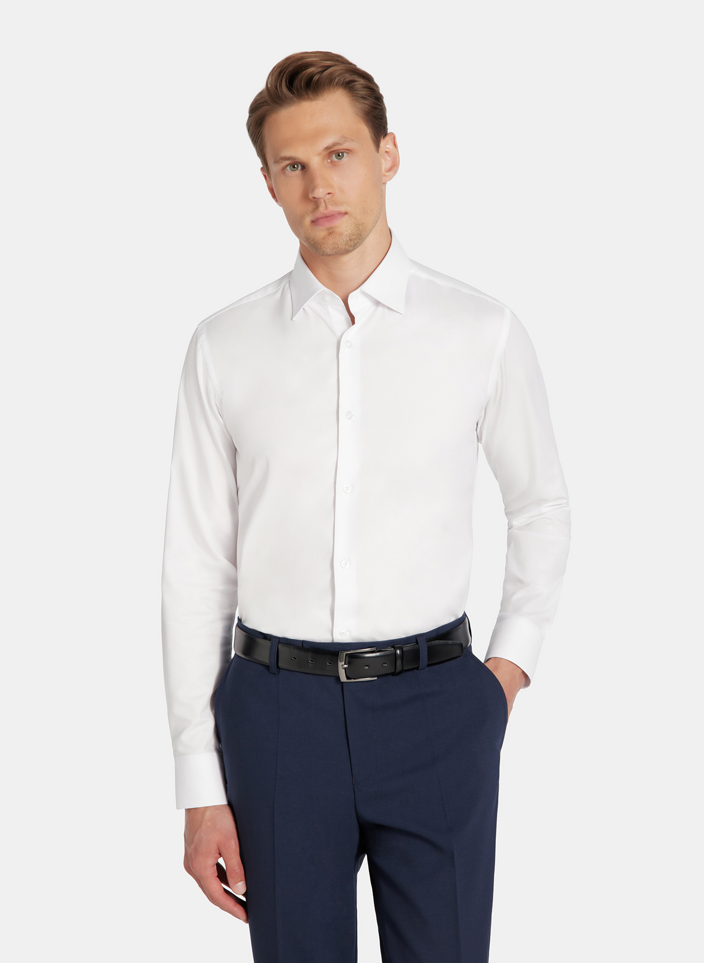 PAKO LORENTE – Koszula męska biała KOAN P000B-1X-575-B