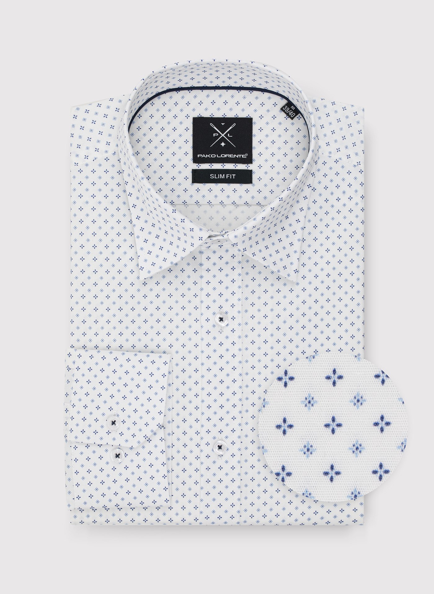 PAKO LORENTE – Koszula męska w mikrowzór