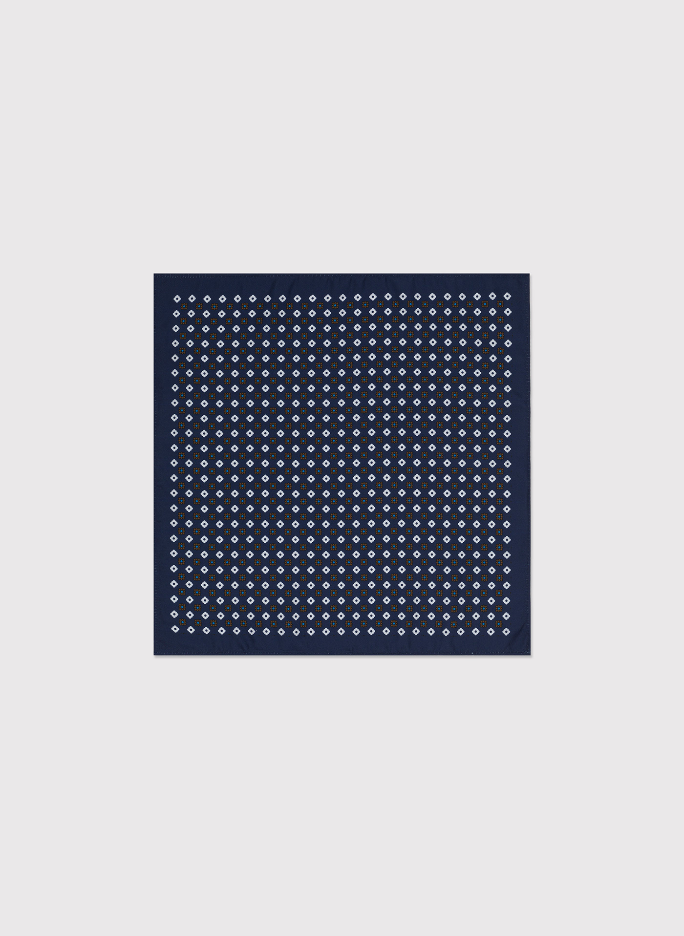 PAKO LORENTE – Granatowa poszetka w kwiatki