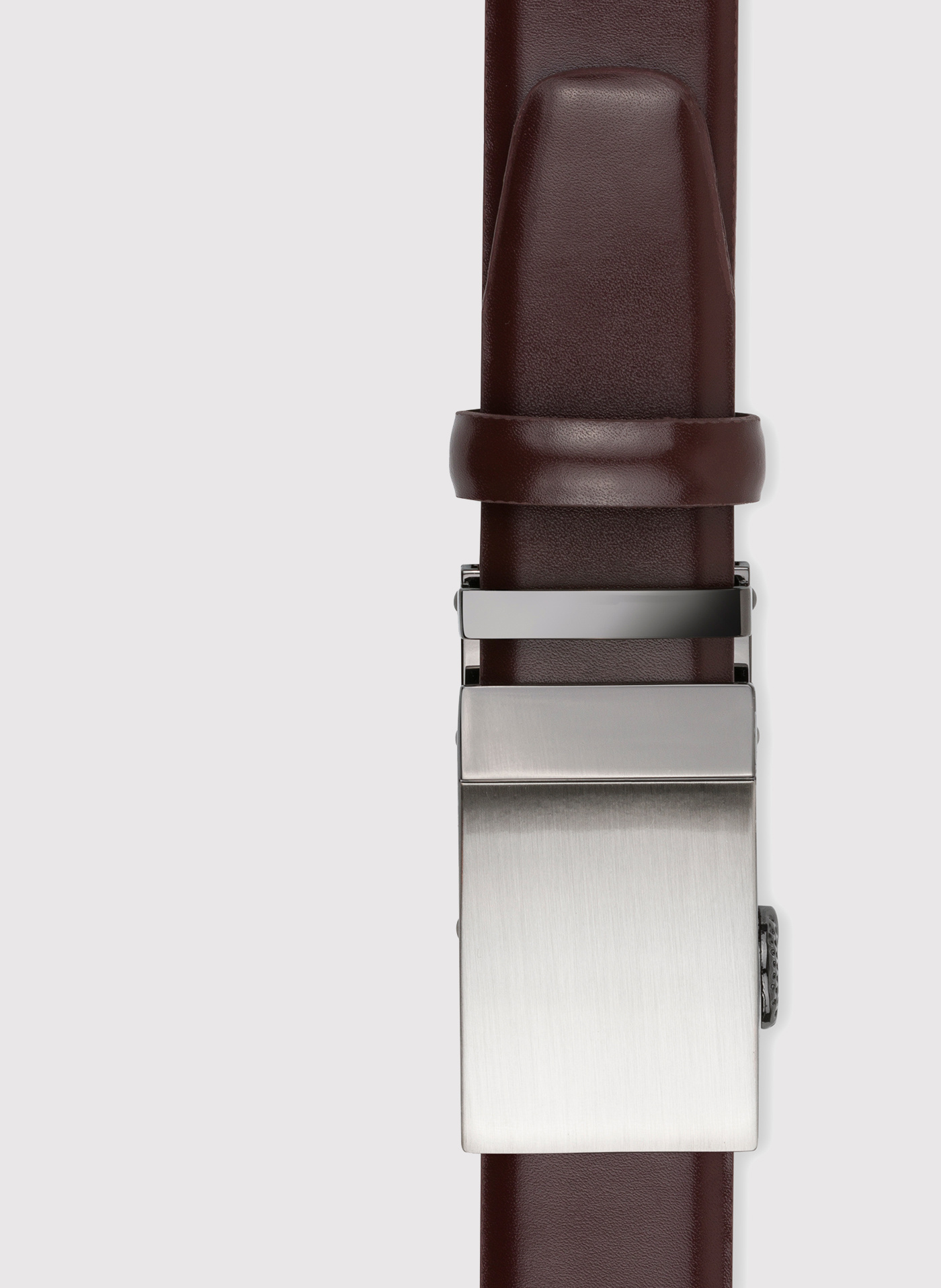 PAKO LORENTE – Brązowy pasek męski z automatyczną klamrą