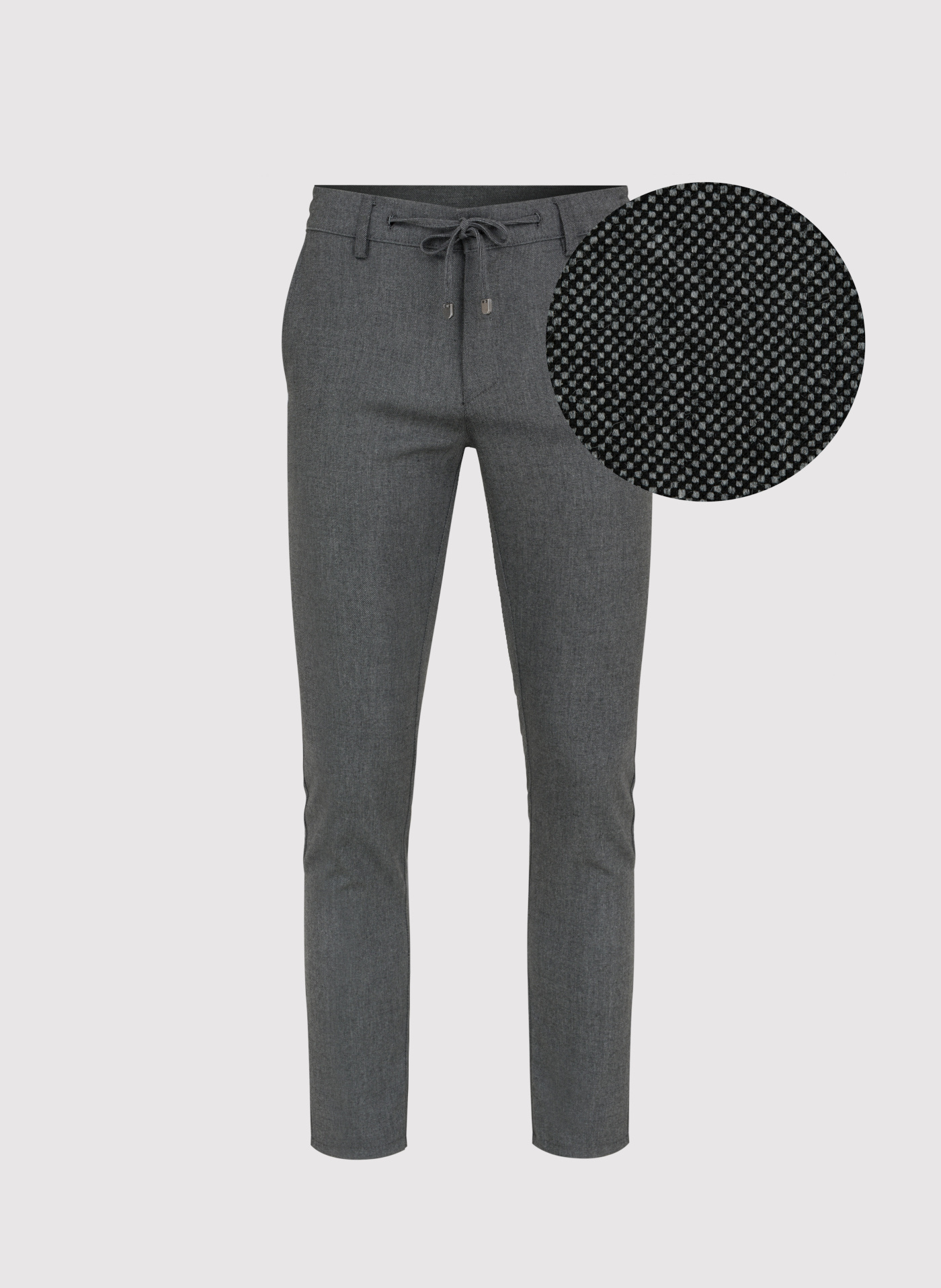 PAKO LORENTE – Męskie spodnie w kolorze szarym