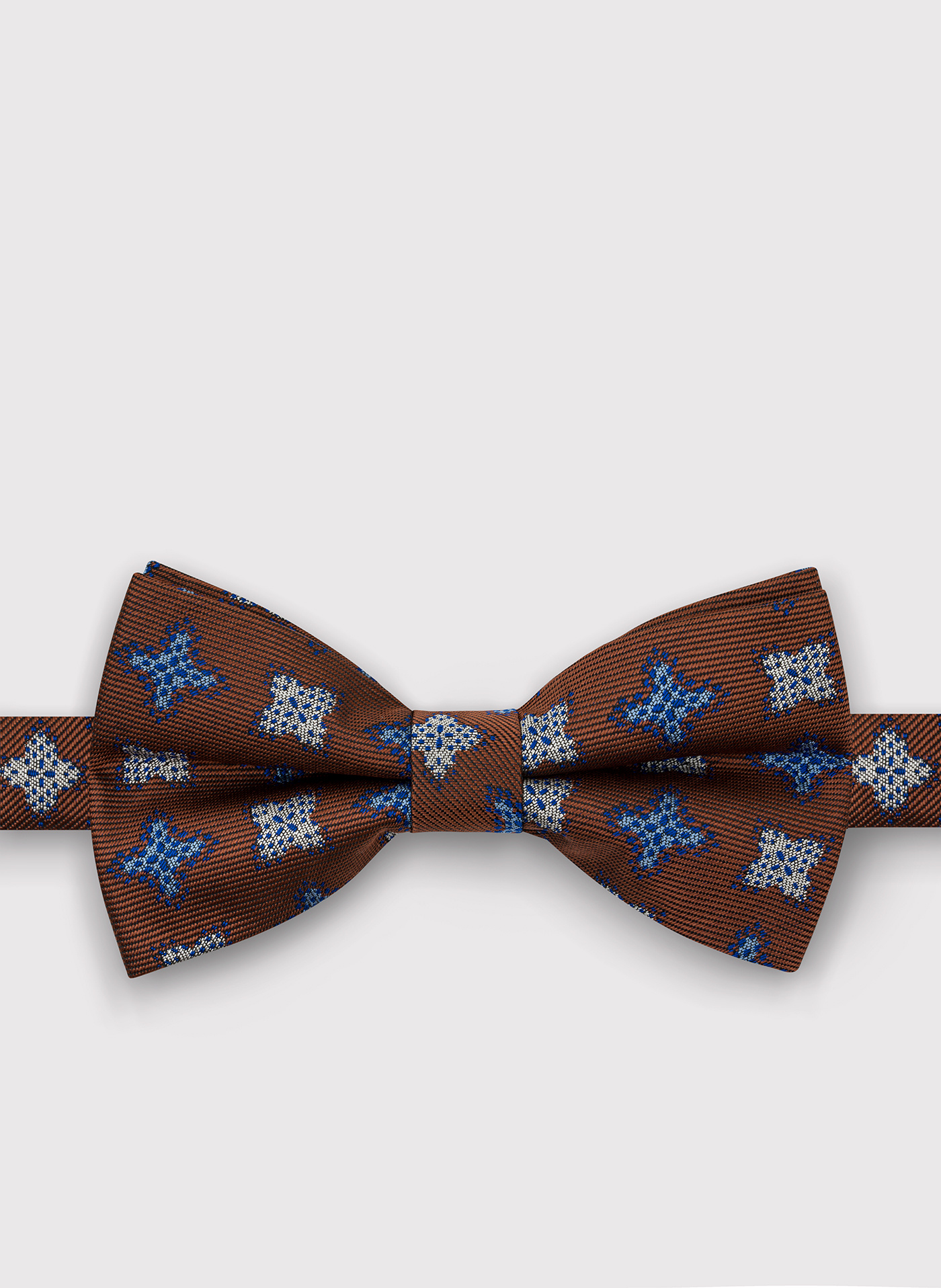 PAKO LORENTE – Brązowa wzorzysta mucha męska