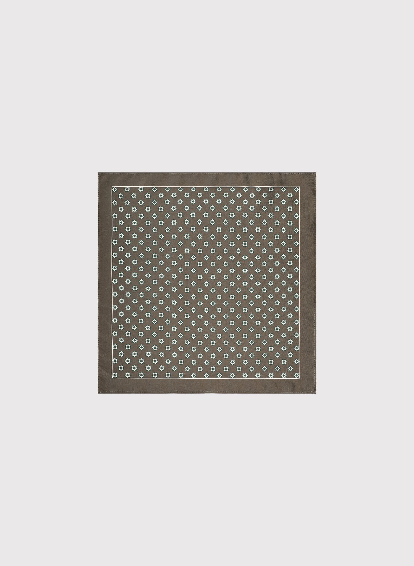 PAKO LORENTE – Ciemnozielona poszetka mikrowzór