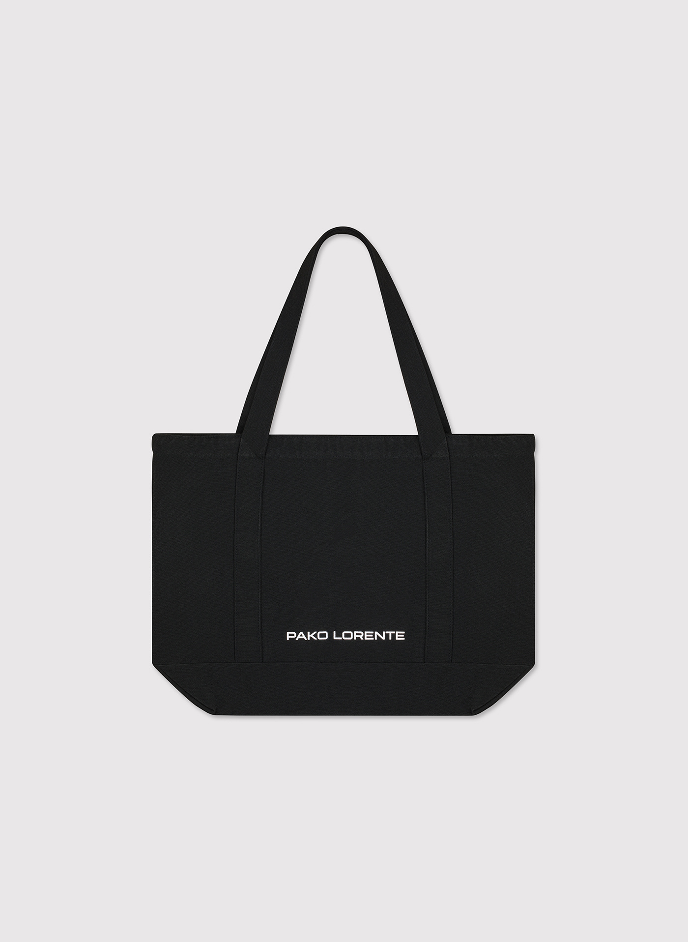 Czarna torba materiałowa unisex