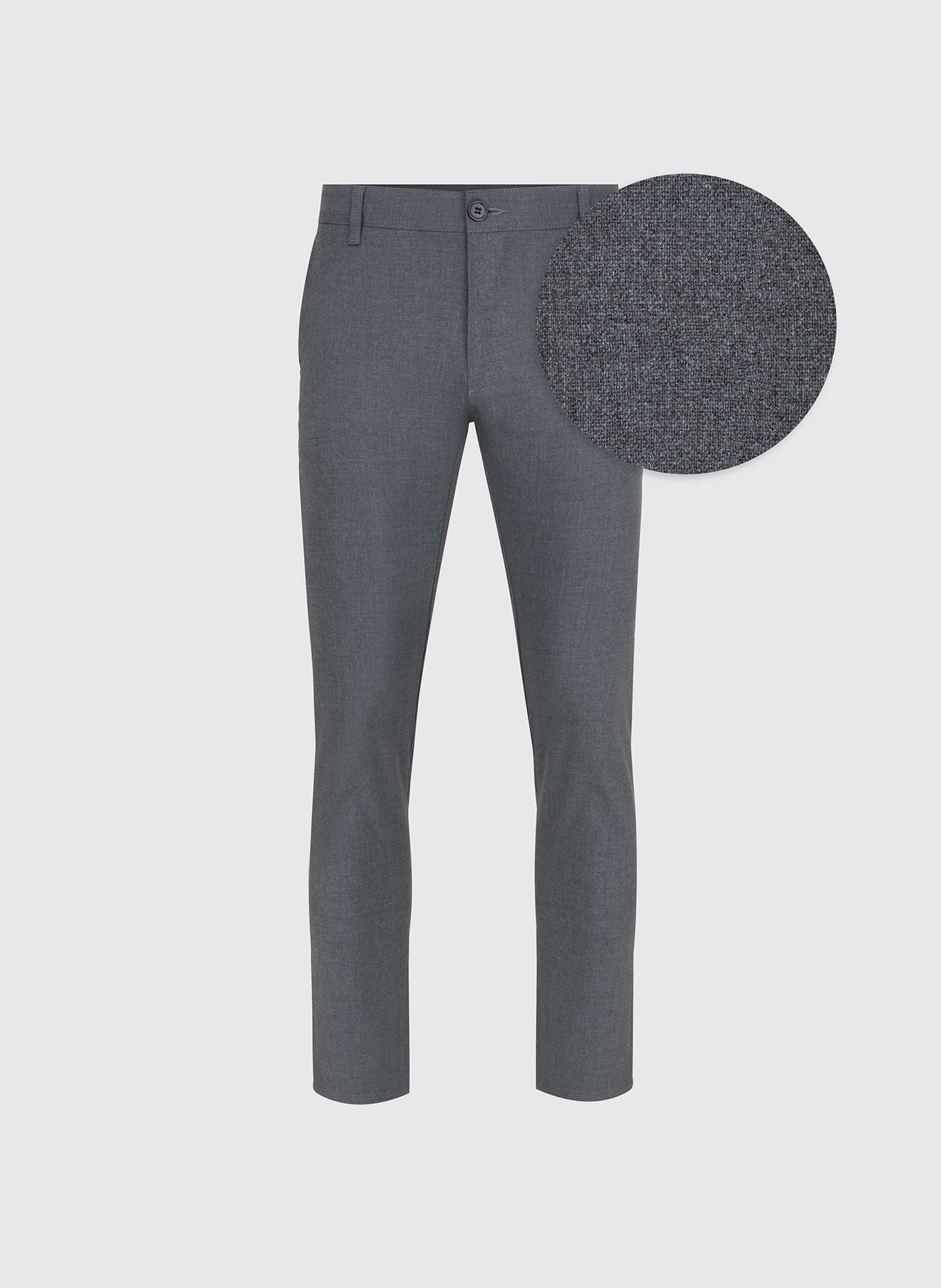 PAKO LORENTE – Gładkie szare spodnie