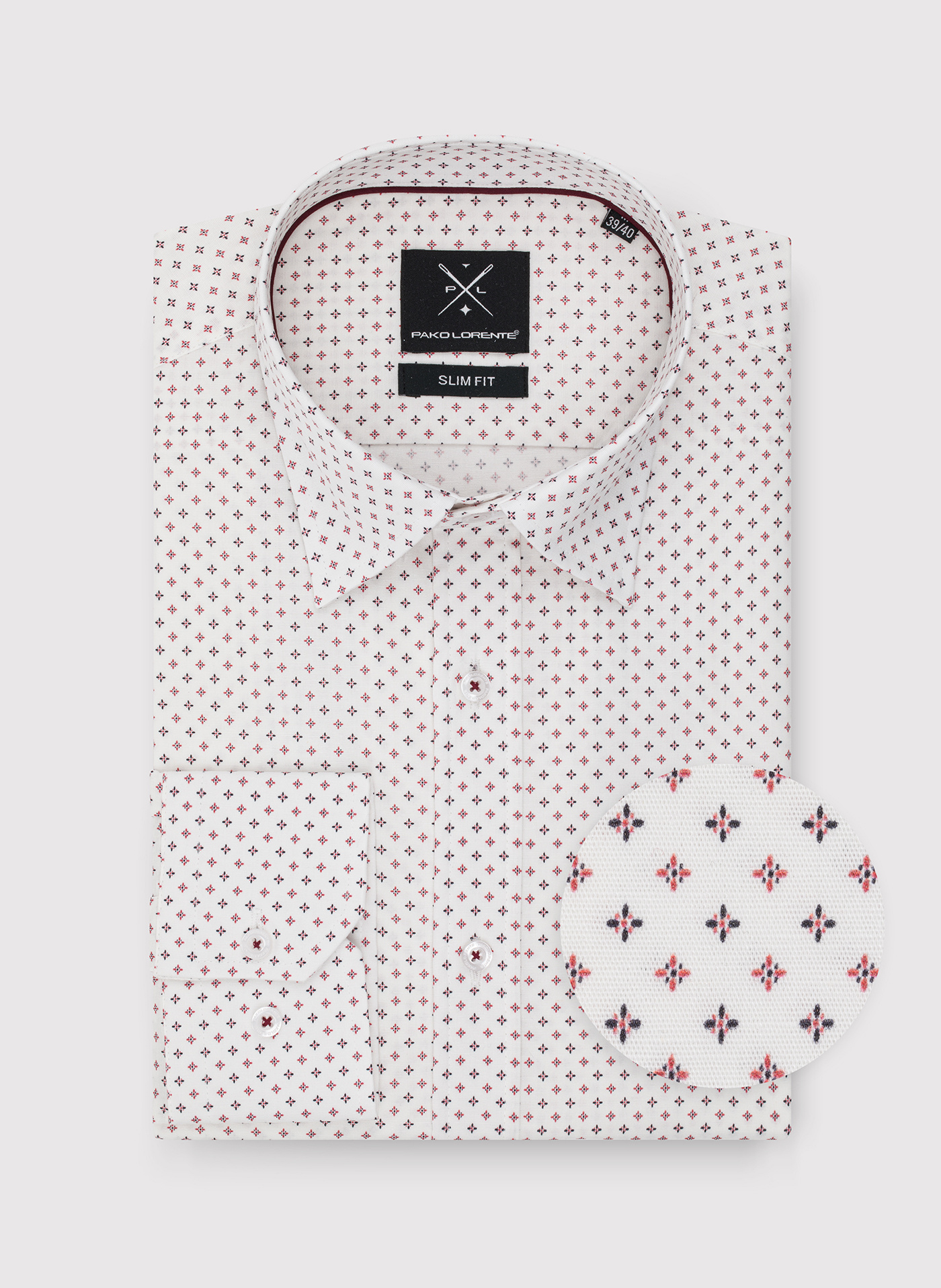 PAKO LORENTE – Koszula męska w mikrowzór