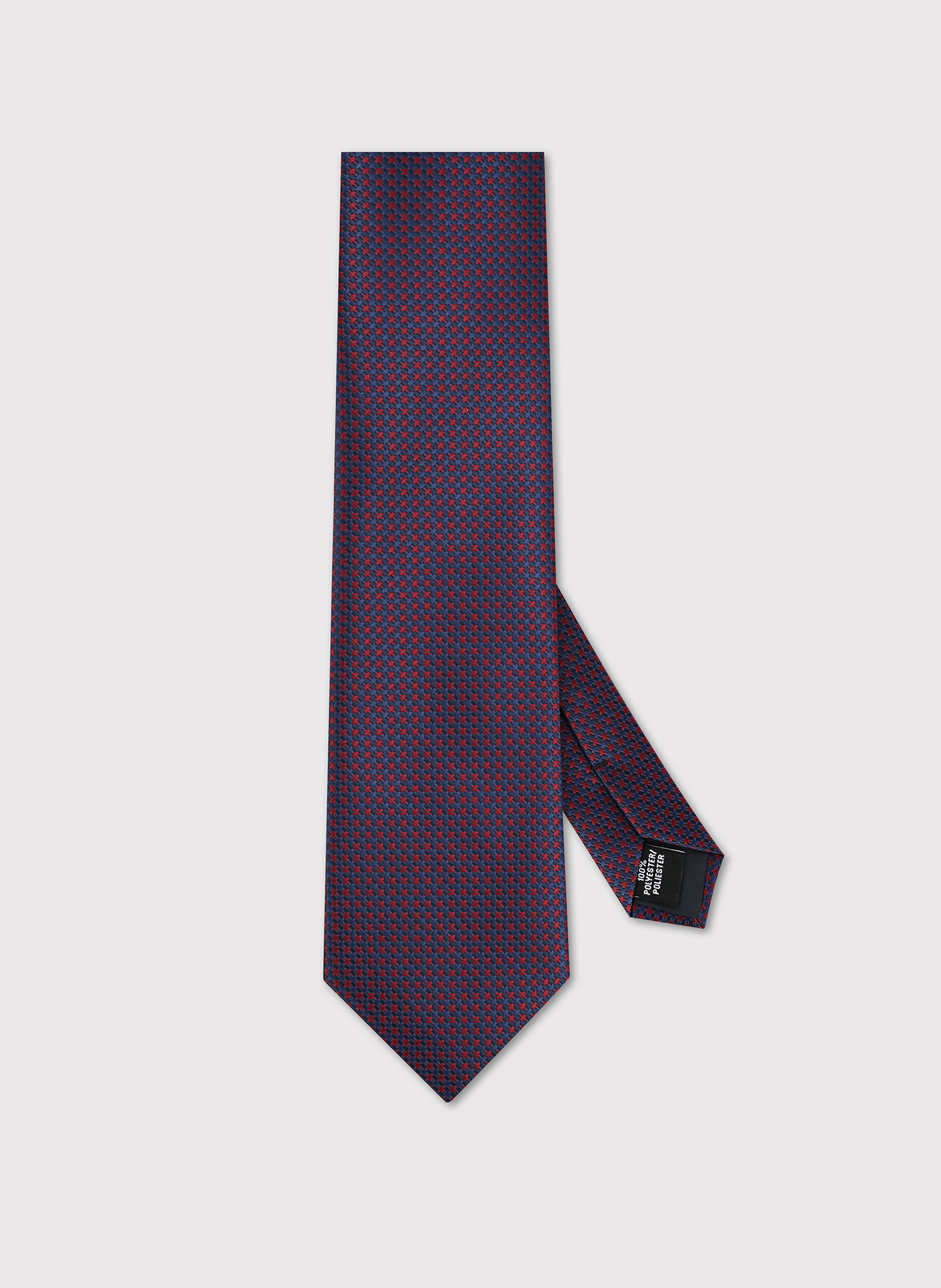 PAKO LORENTE – Krawat męski w bordowy wzór