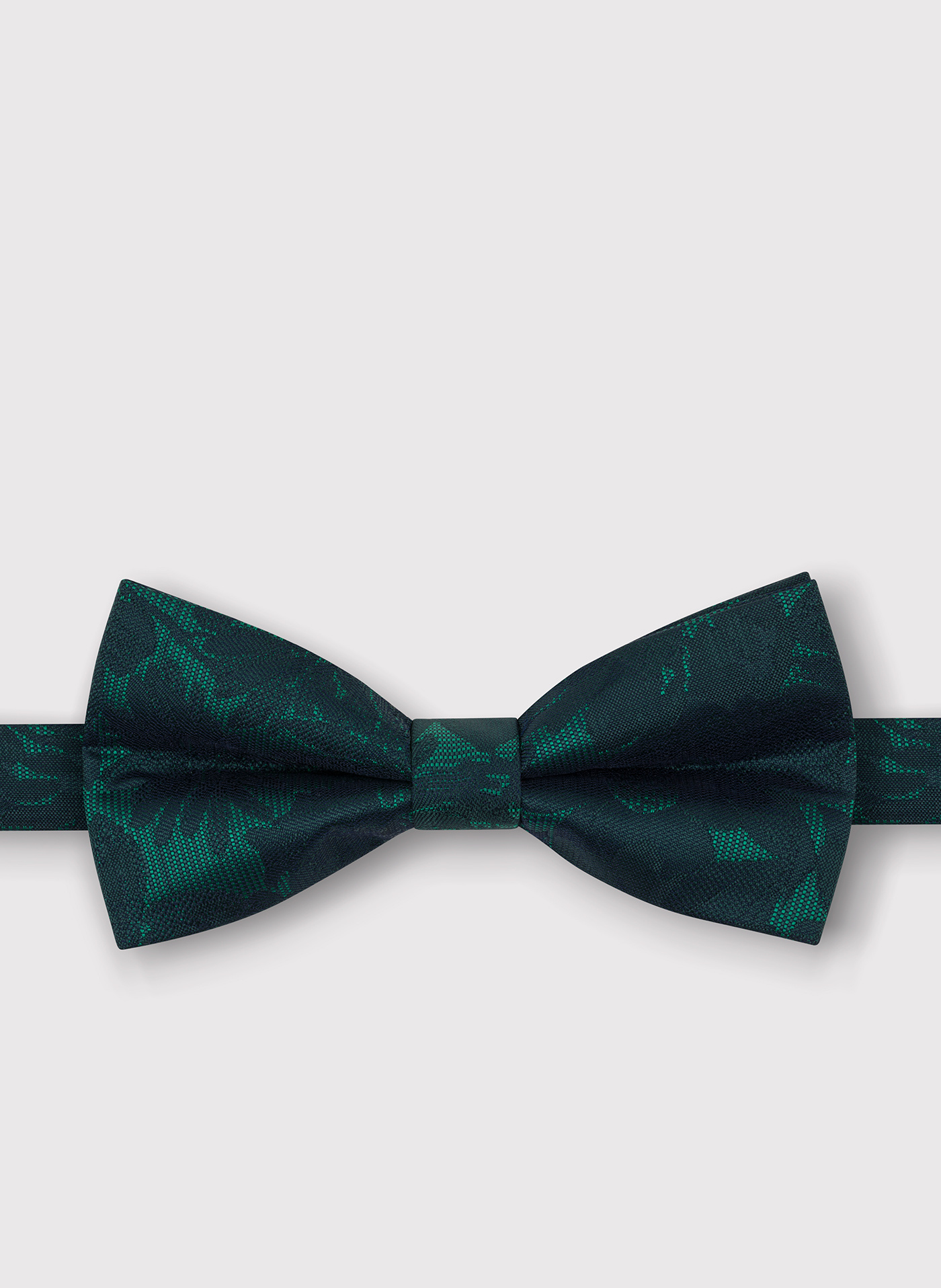 PAKO LORENTE - Zielona mucha męska we wzór kwiatowy