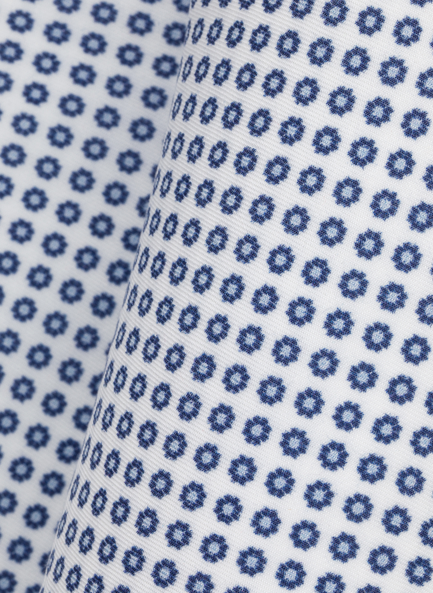 PAKO LORENTE – Biała poszetka męska w kwiatki