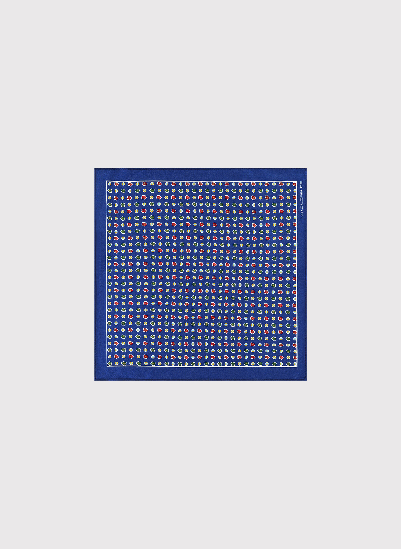 PAKO LORENTE - Granatowa poszetka męska mikrowzór