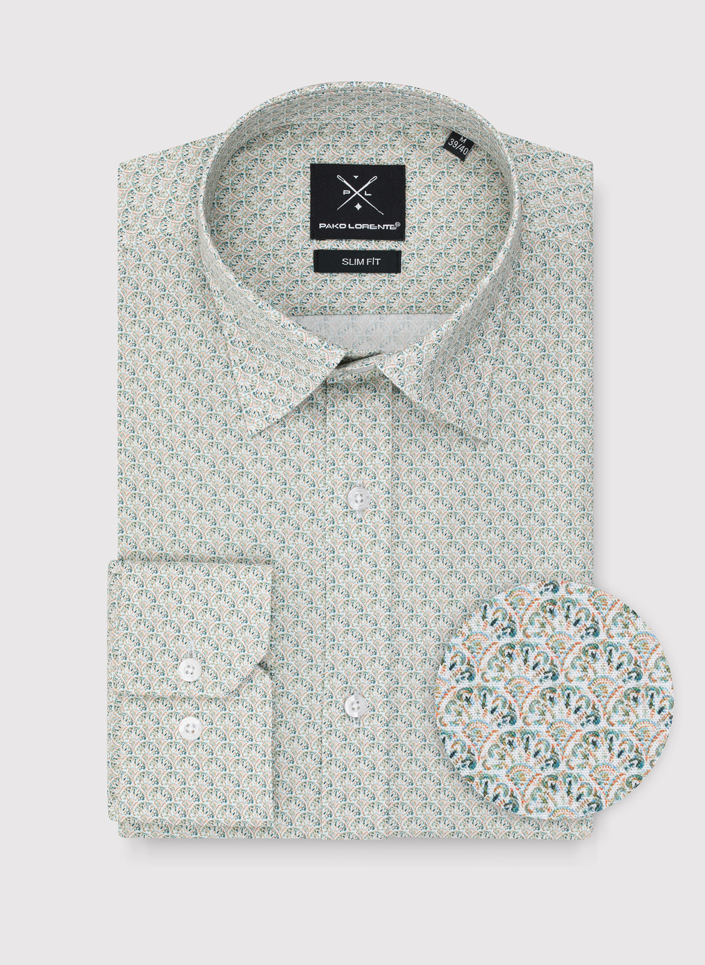 PAKO LORENTE – Koszula męska w mikrowzór