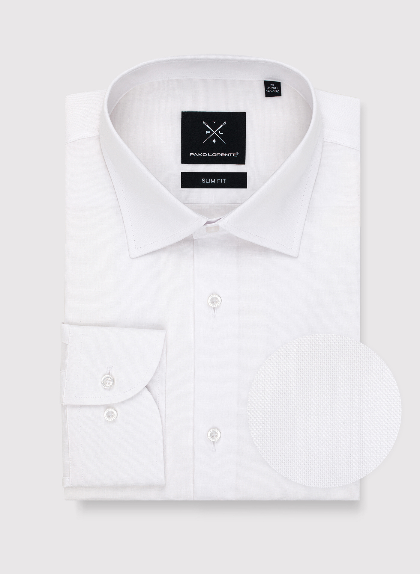 PAKO LORENTE – Biała koszula męska