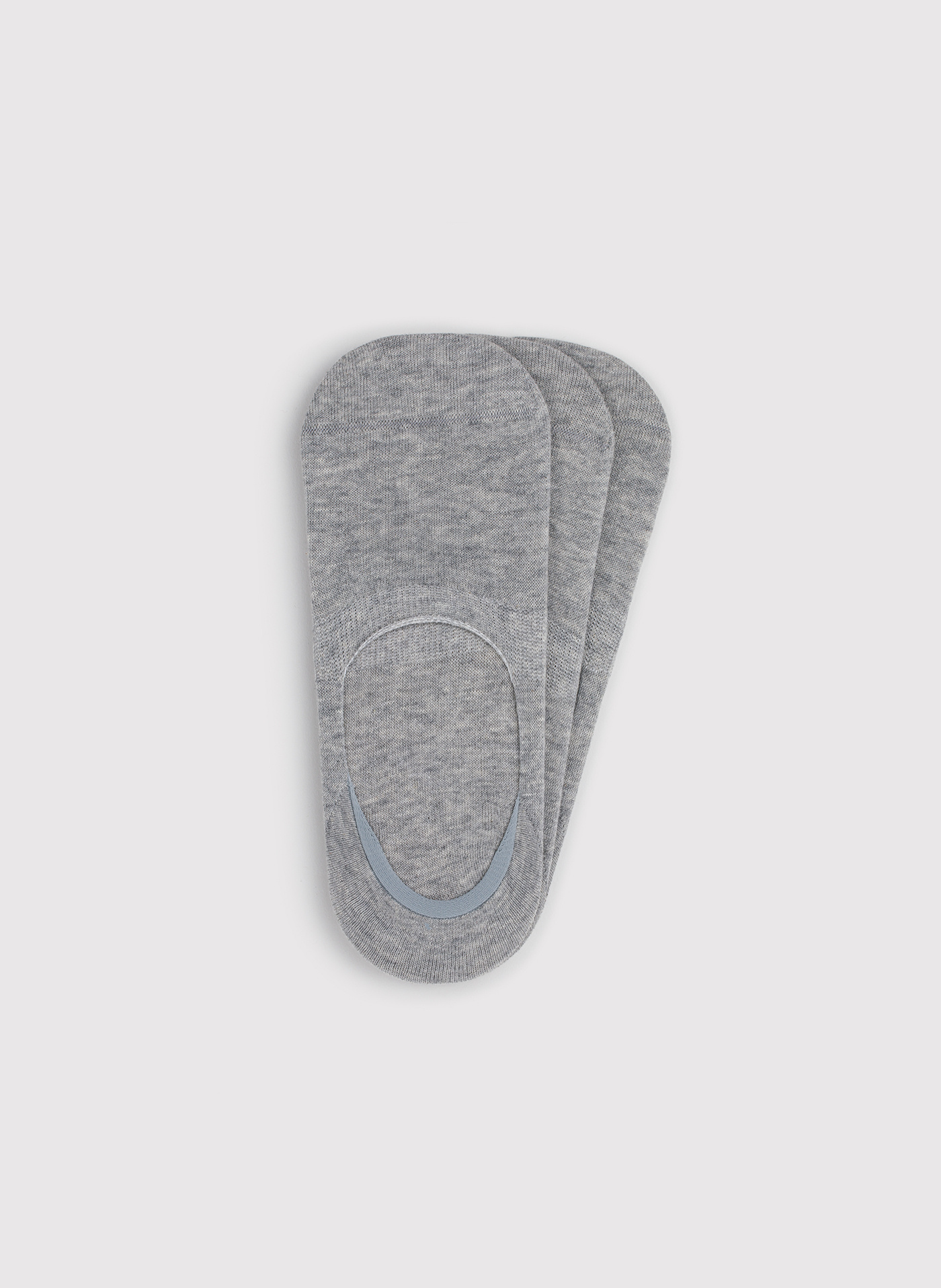 Stopki męskie szare trójpak