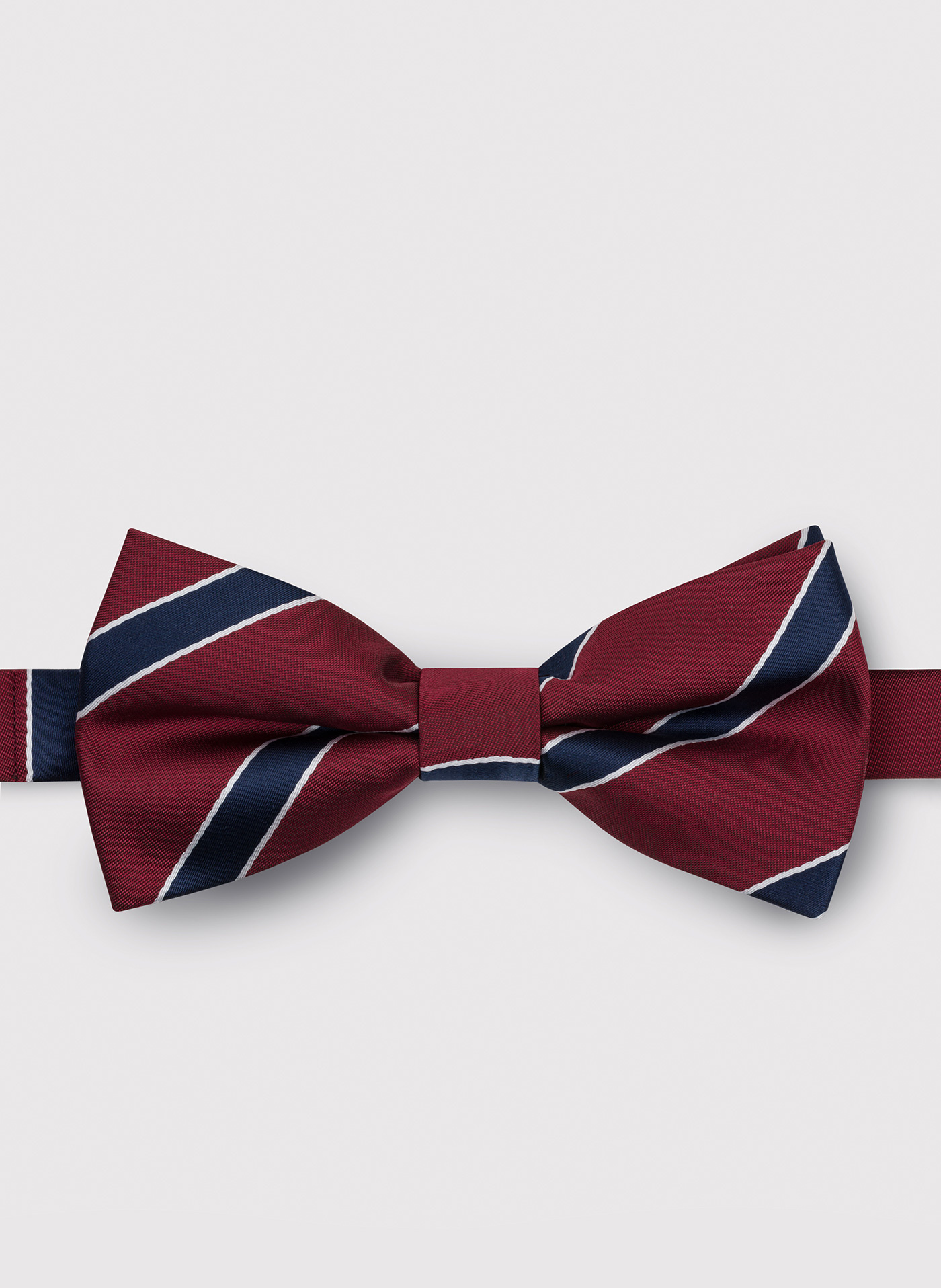 PAKO LORENTE – Bordowa mucha w pasy