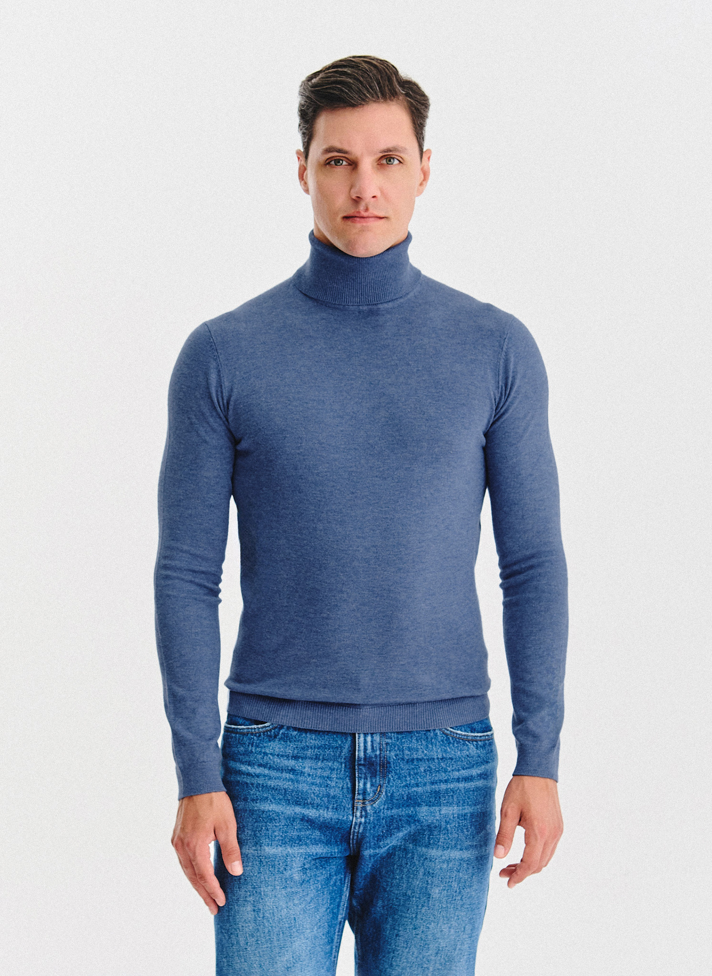 PAKO LORENTE - Golf męski w niebieskim kolorze