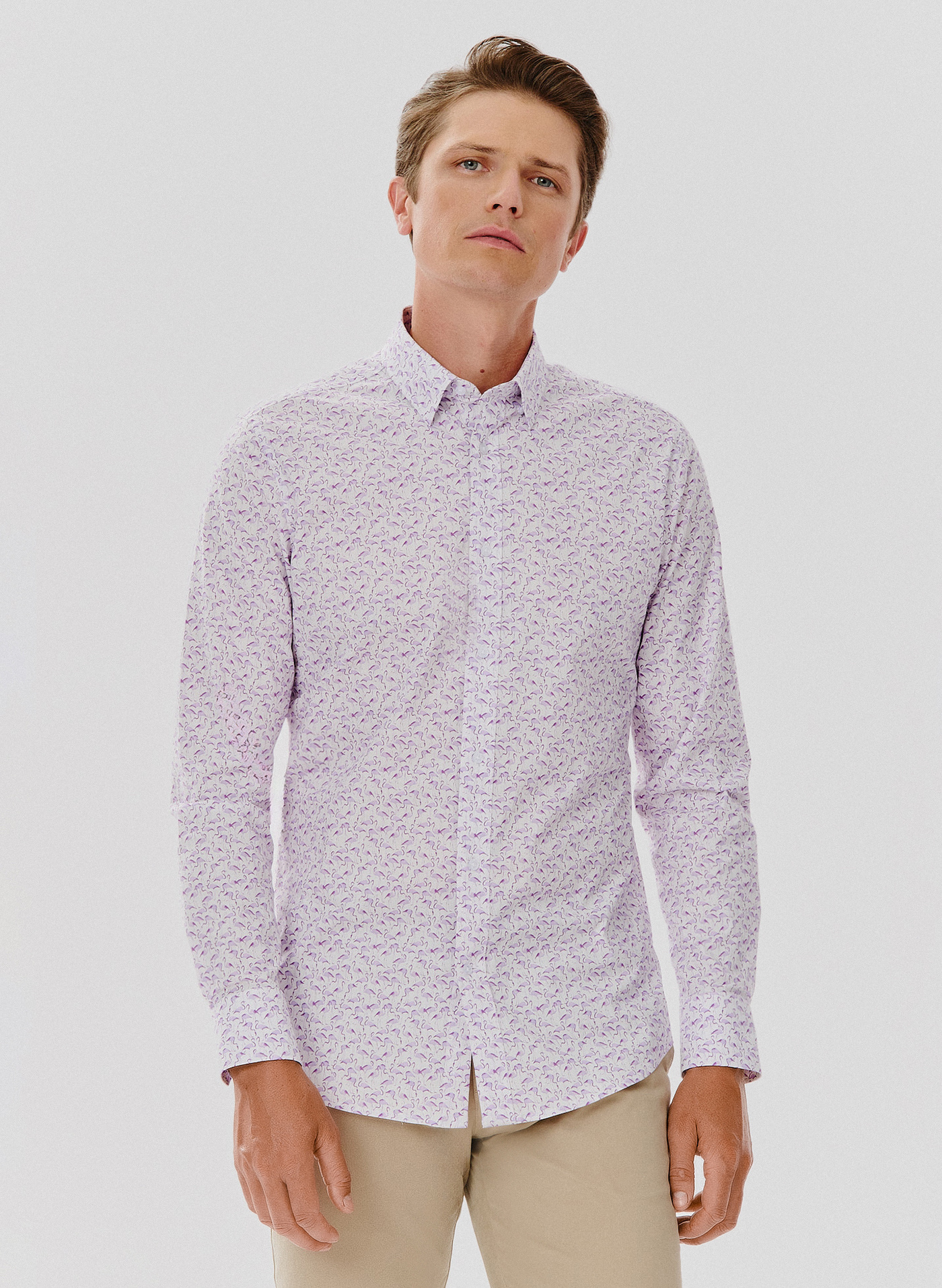 PAKO LORENTE – Koszula męska z zwierzęcym wzorem