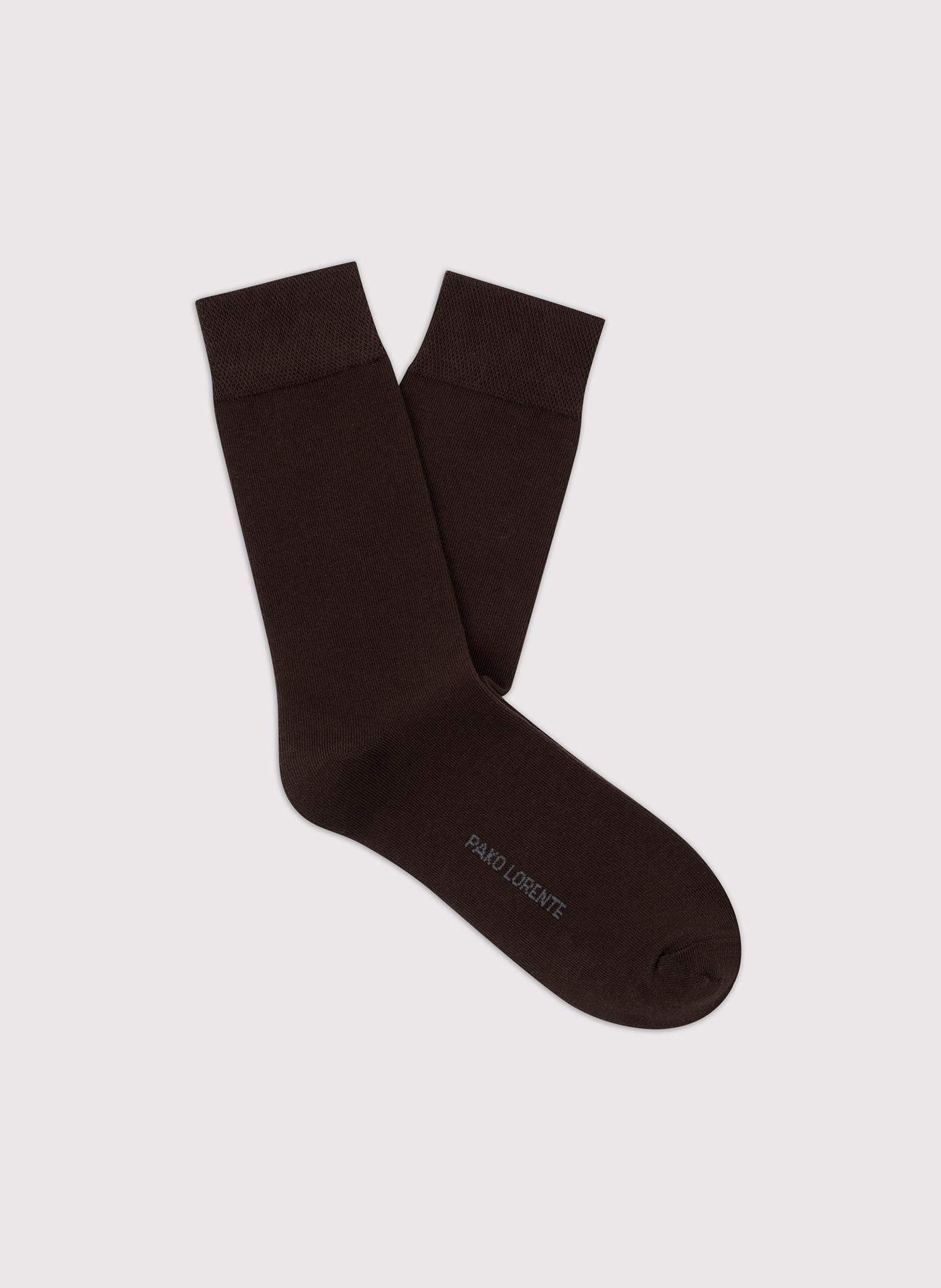 Brązowe skarpetki męskie