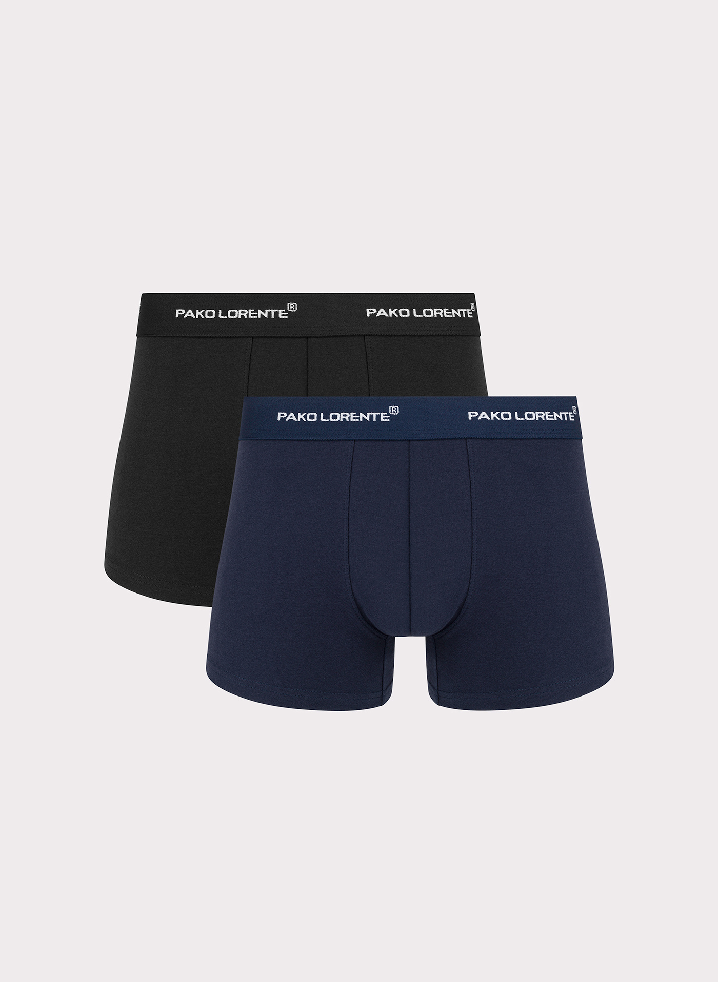 PAKO LORENTE – Zestaw 2 sztuk bokserek w kolorze czarnym i granatowym