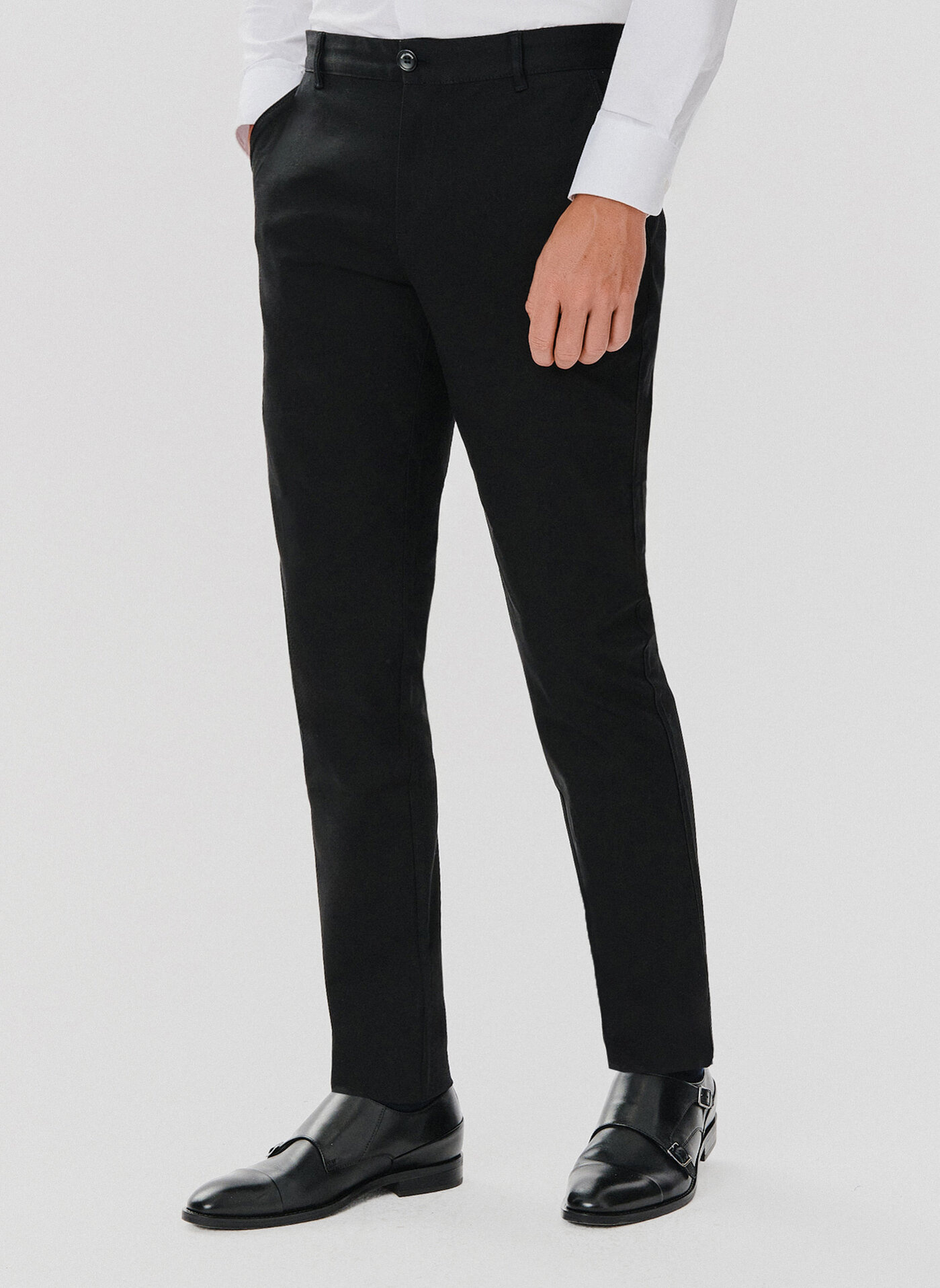 PAKO LORENTE – Czarne spodnie męskie