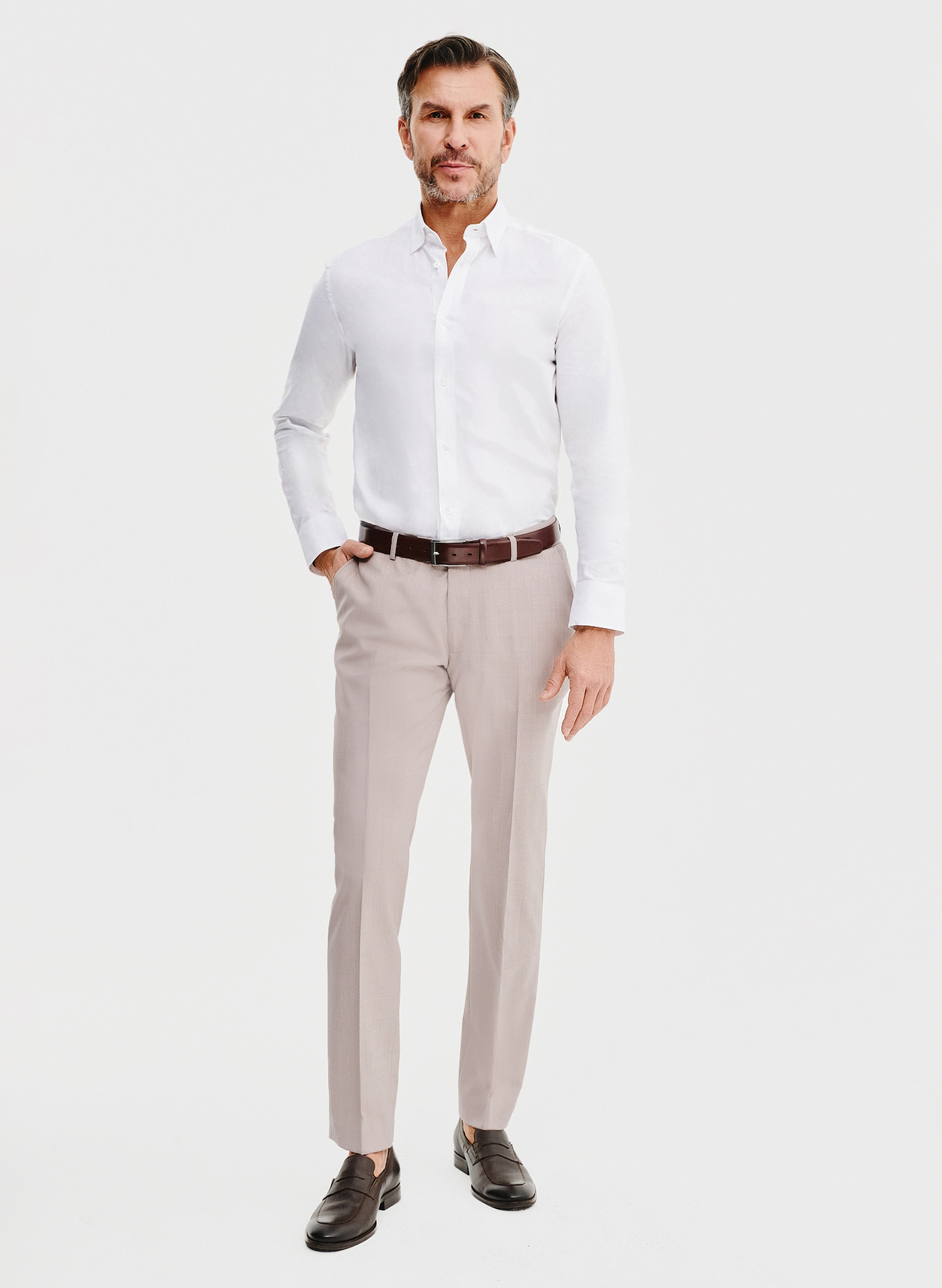 PAKO LORENTE – Spodnie garniturowe w kolorze różowym