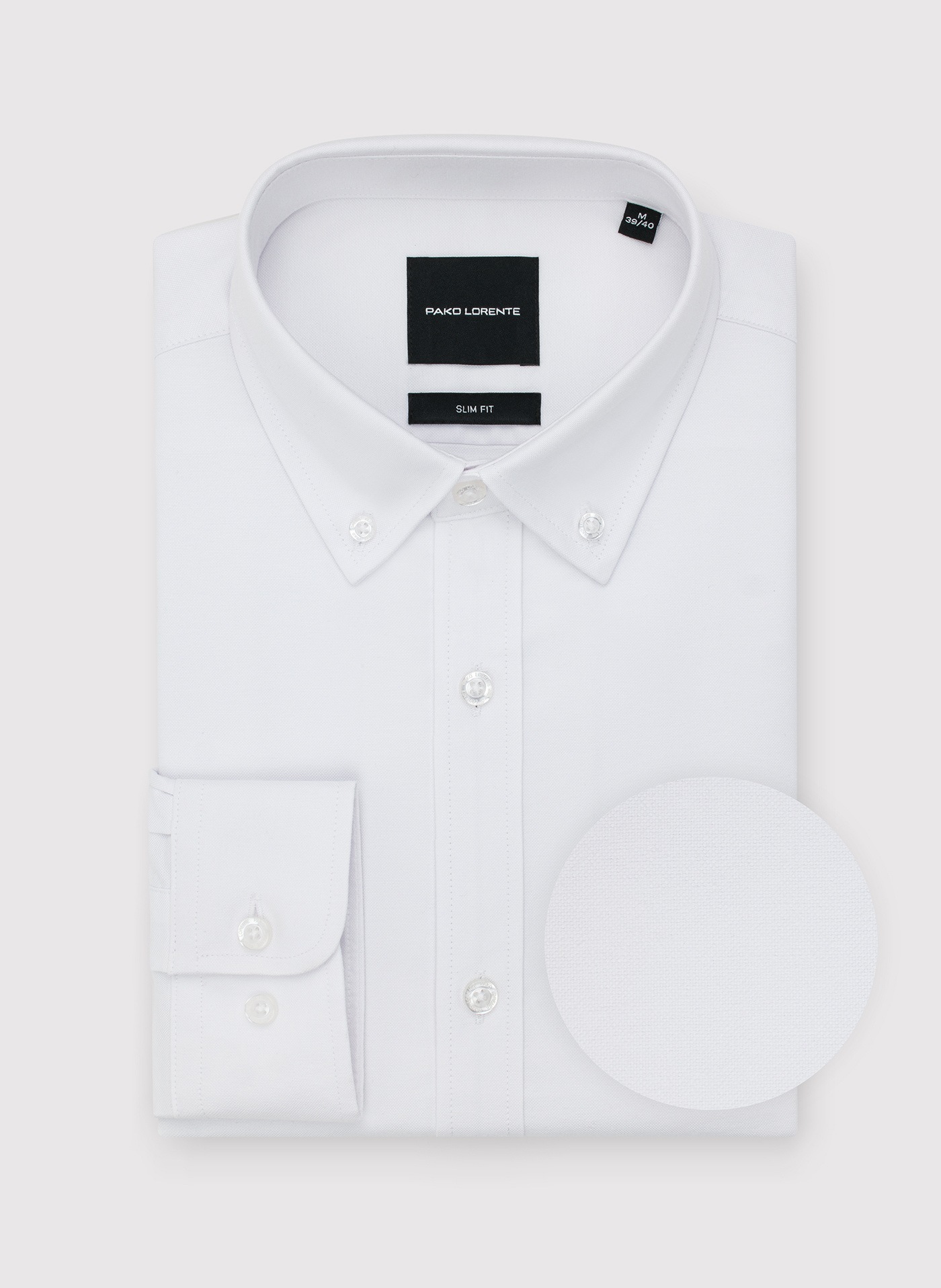 PAKO LORENTE – Biała koszula męska