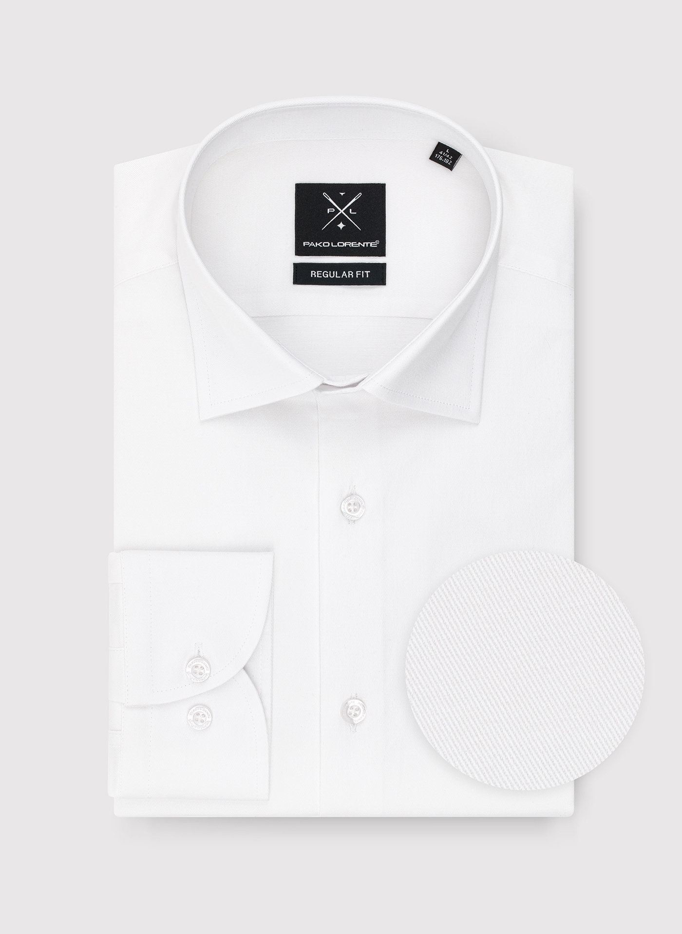 PAKO LORENTE – Biała koszula męska