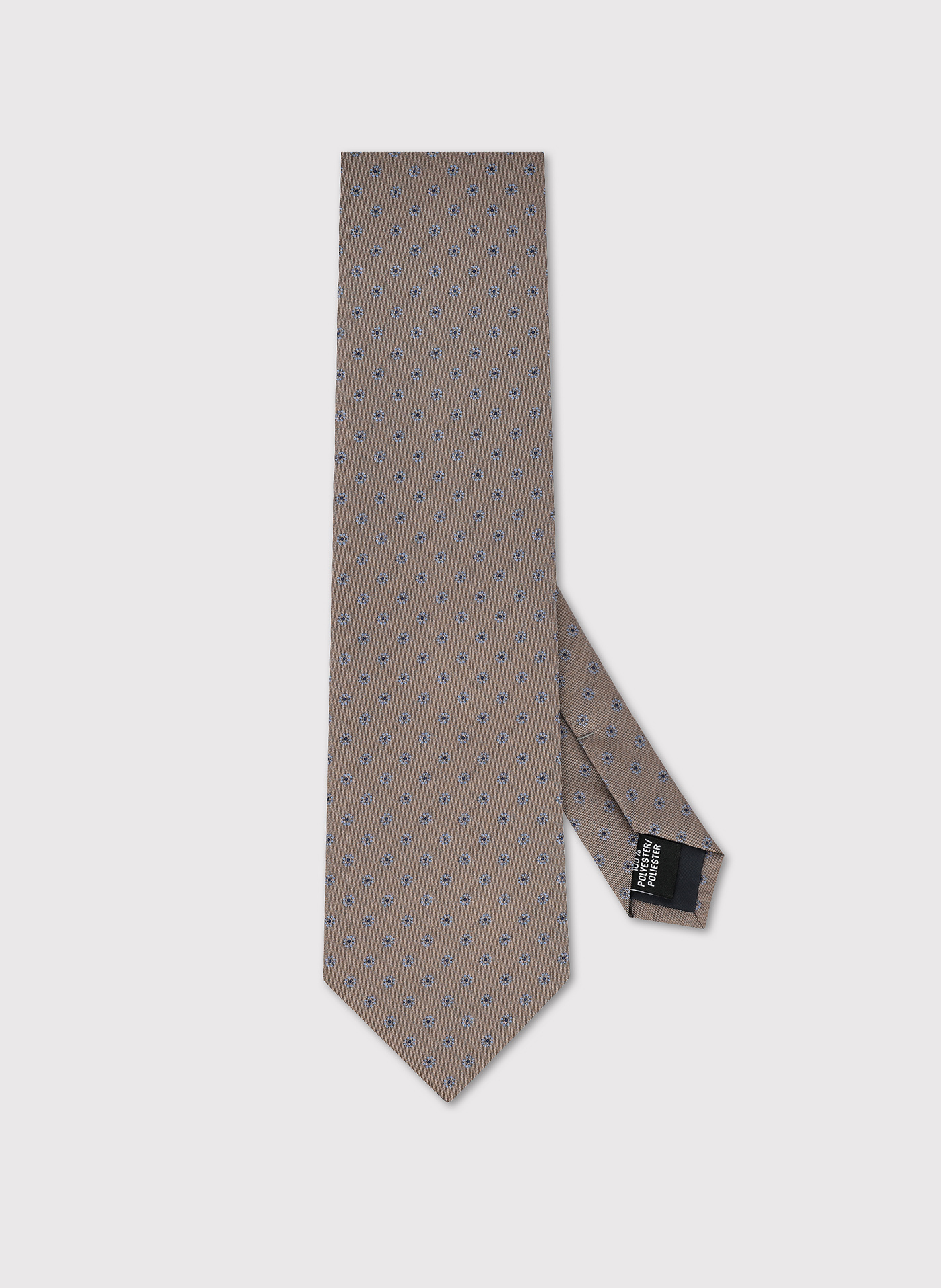 PAKO LORENTE – Beżowy krawat w mikrowzór
