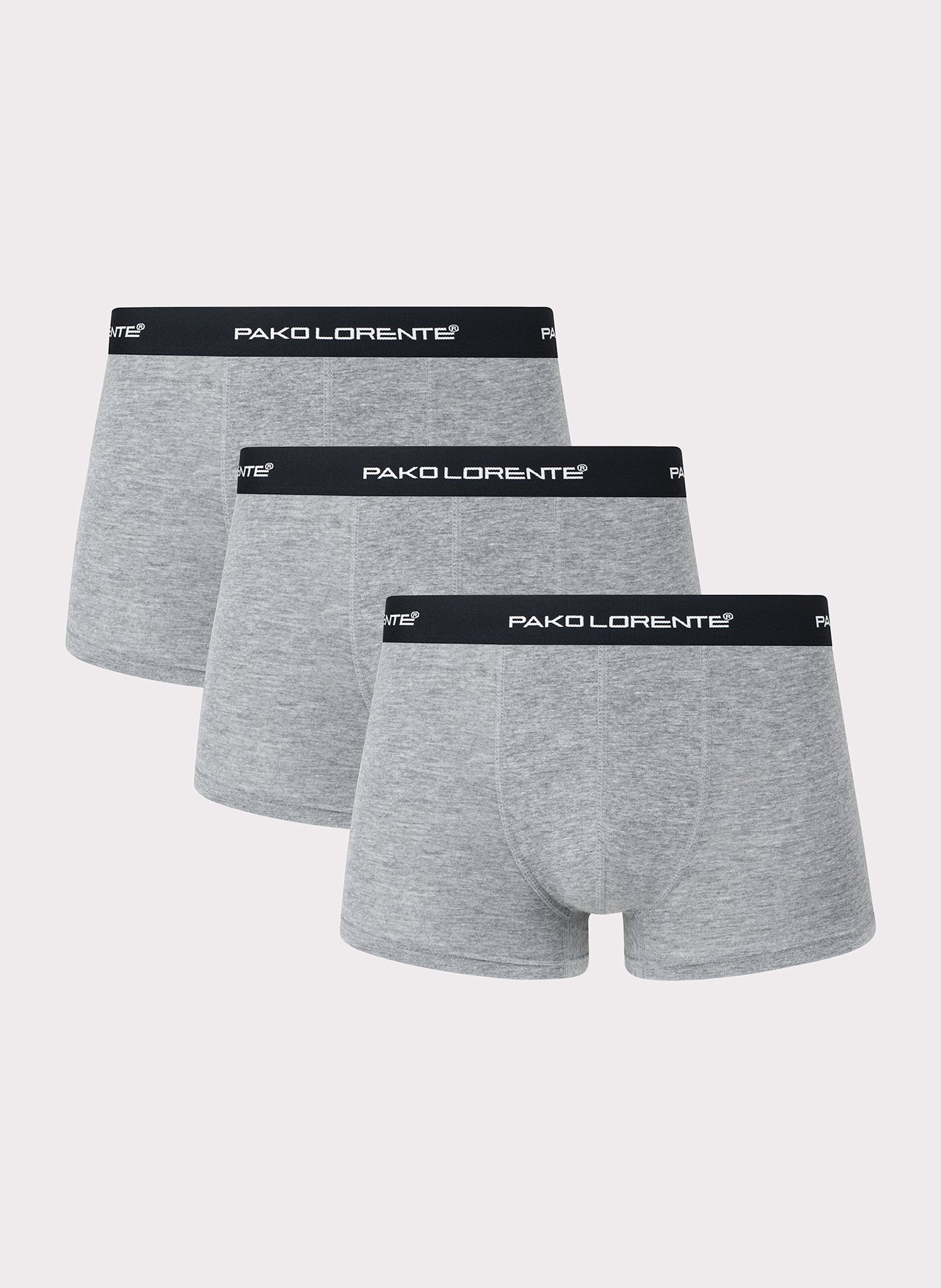 PAKO LORENTE – Trójpak bokserek męskich w kolorze szarym